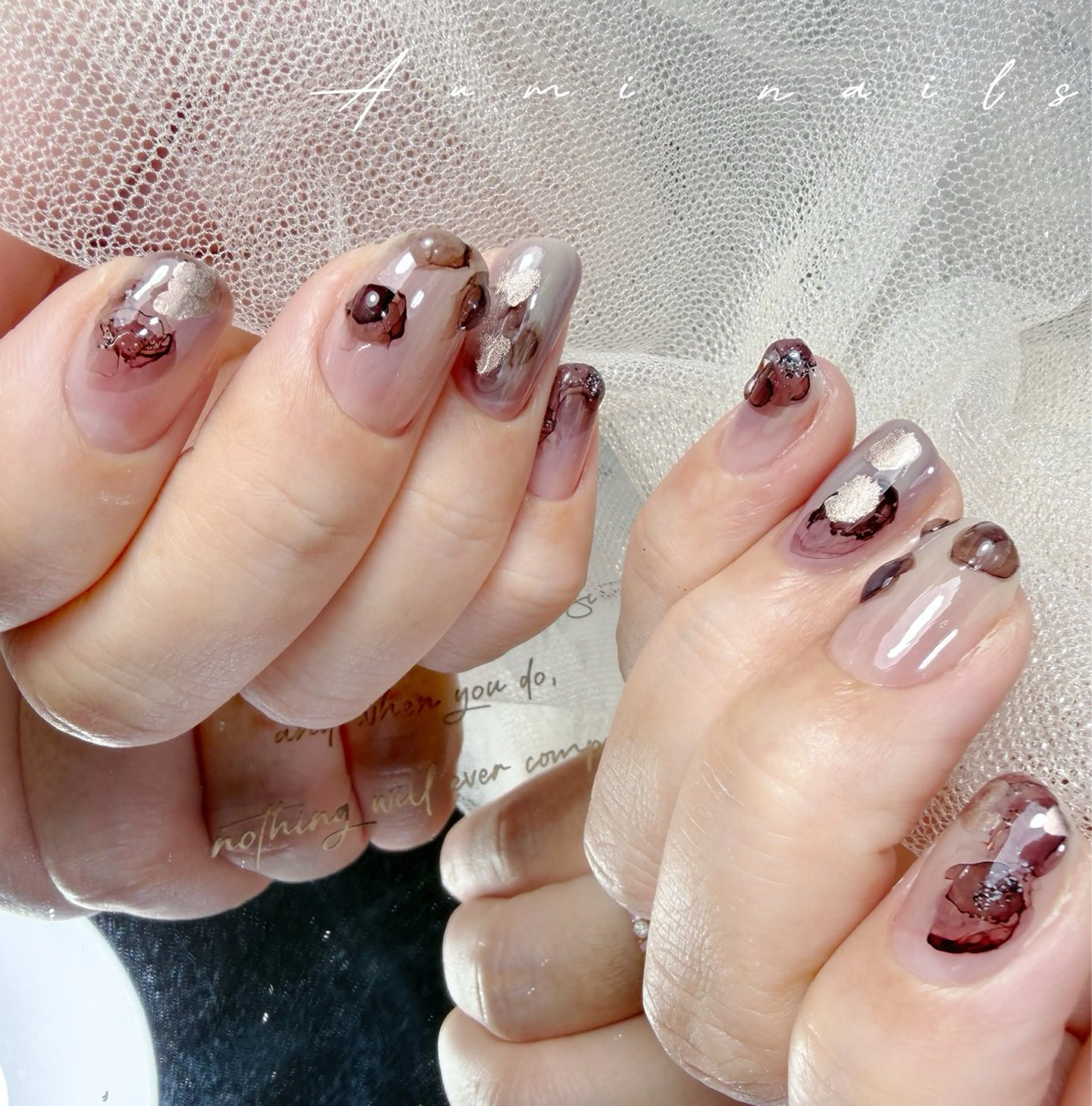 ネイル YUMI ニュアンスnailsのネイルデザイン