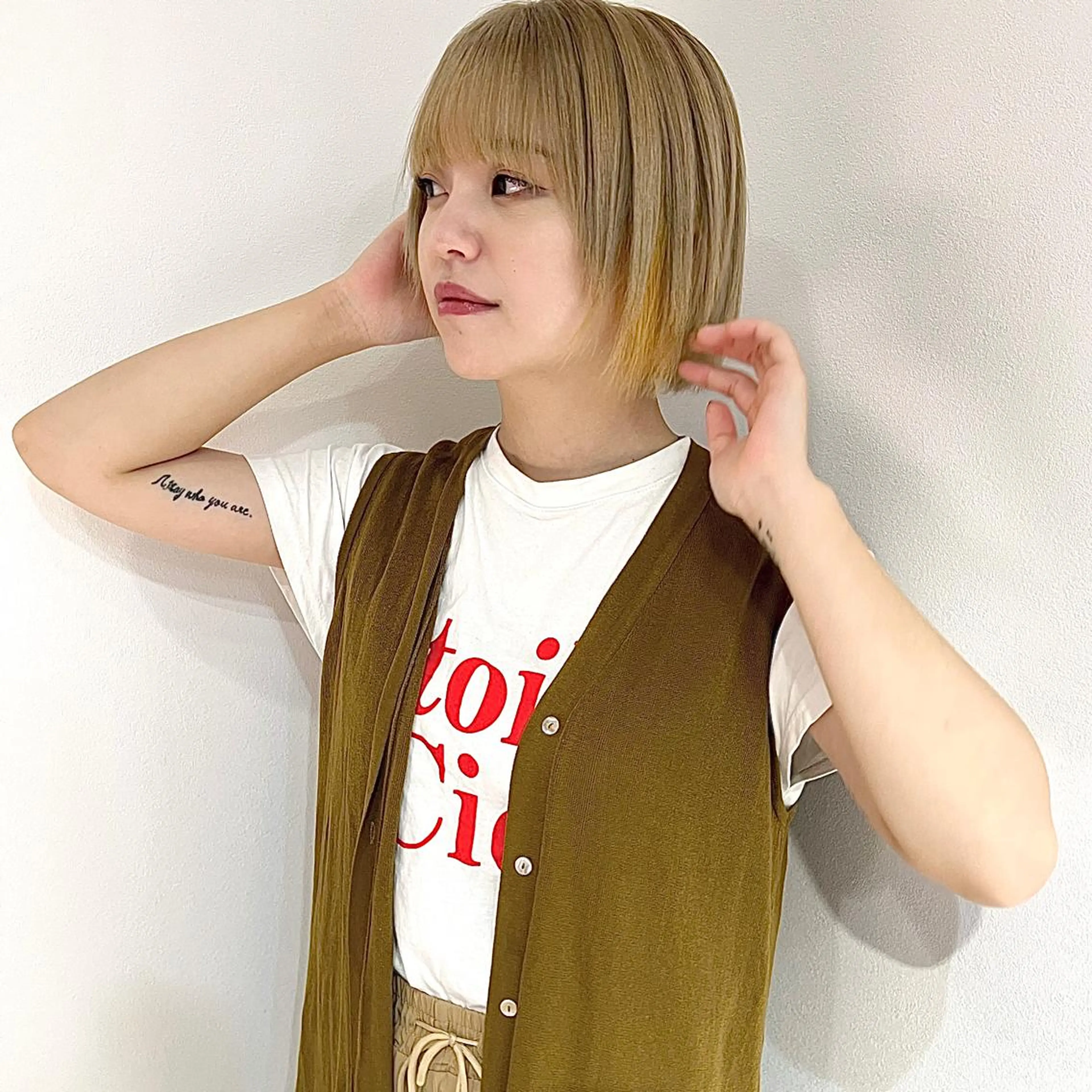 ショート ヘアカラー トリートメント 梅田/韓国ヘア/ エクステ🤖ヒナのヘアスタイル