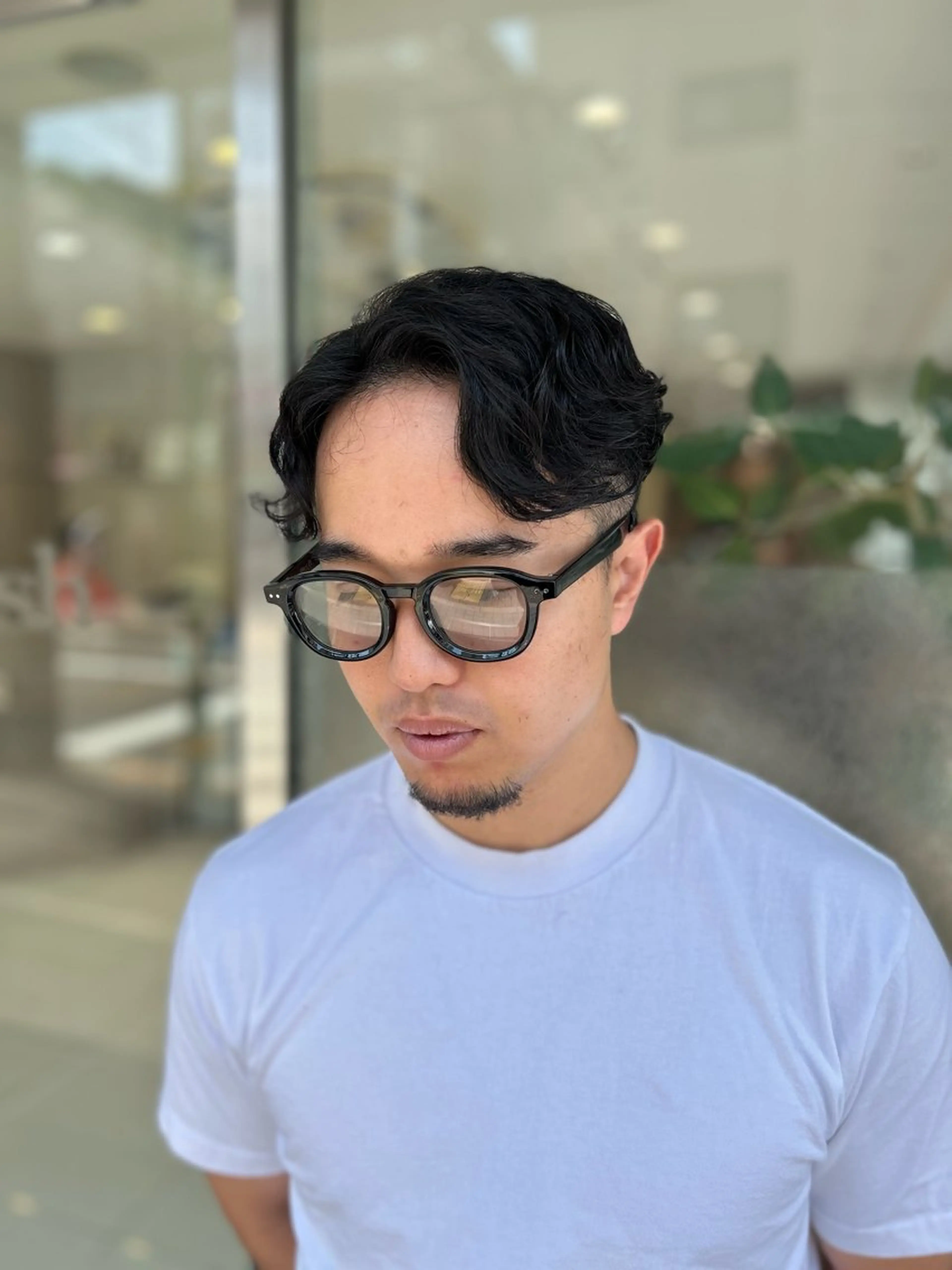 ショート パーマ メンズ メンズパーマ/ ハイトーン/Runoのヘアスタイル