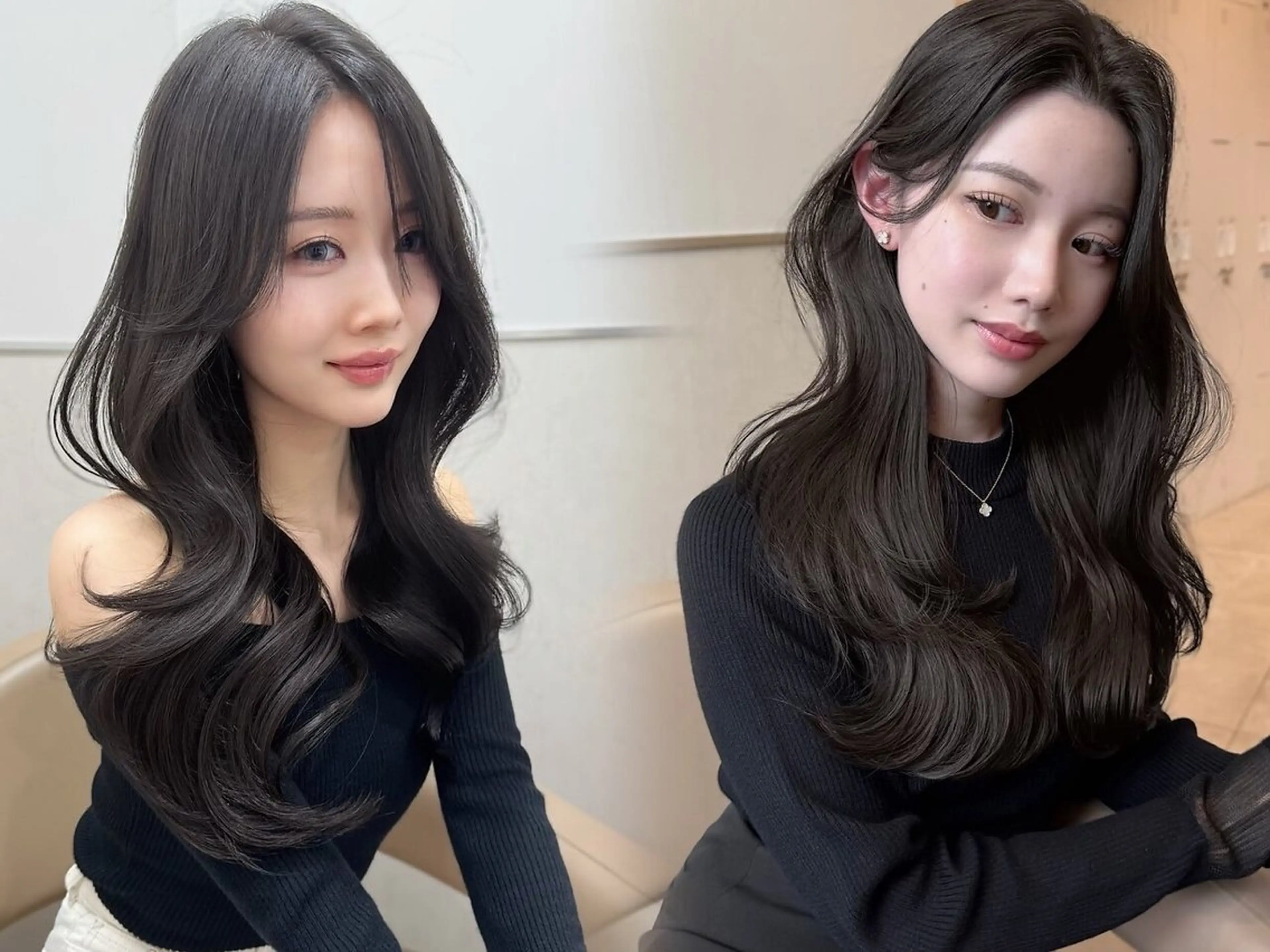 ロング 韓国風ヘア レイヤーカット カット ヘアカラー LAVEL 代表 住吉　創のヘアスタイル