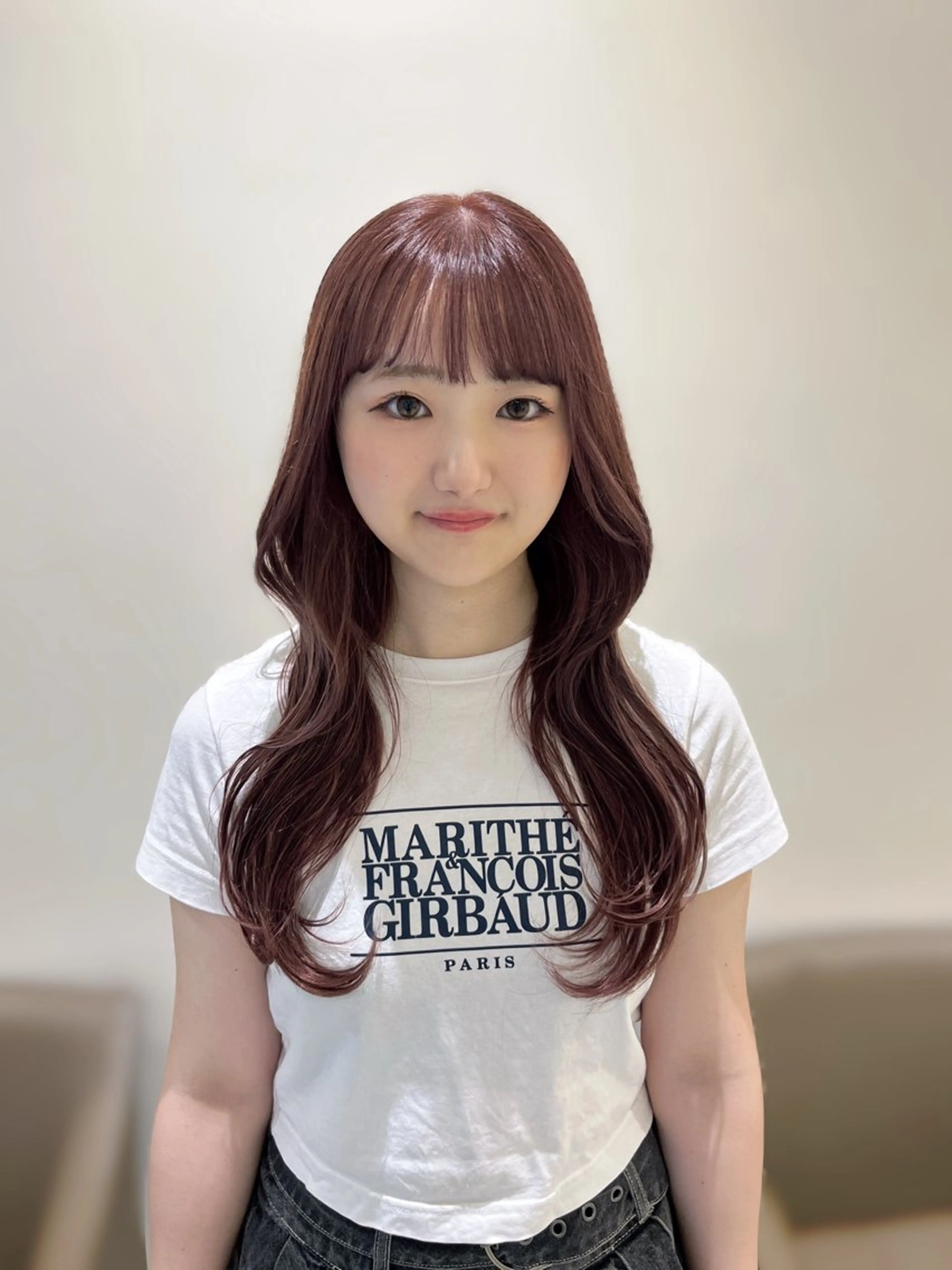 ロング 🫧オリーブカラー/ 酸性縮毛矯正銀座🫧のヘアスタイル