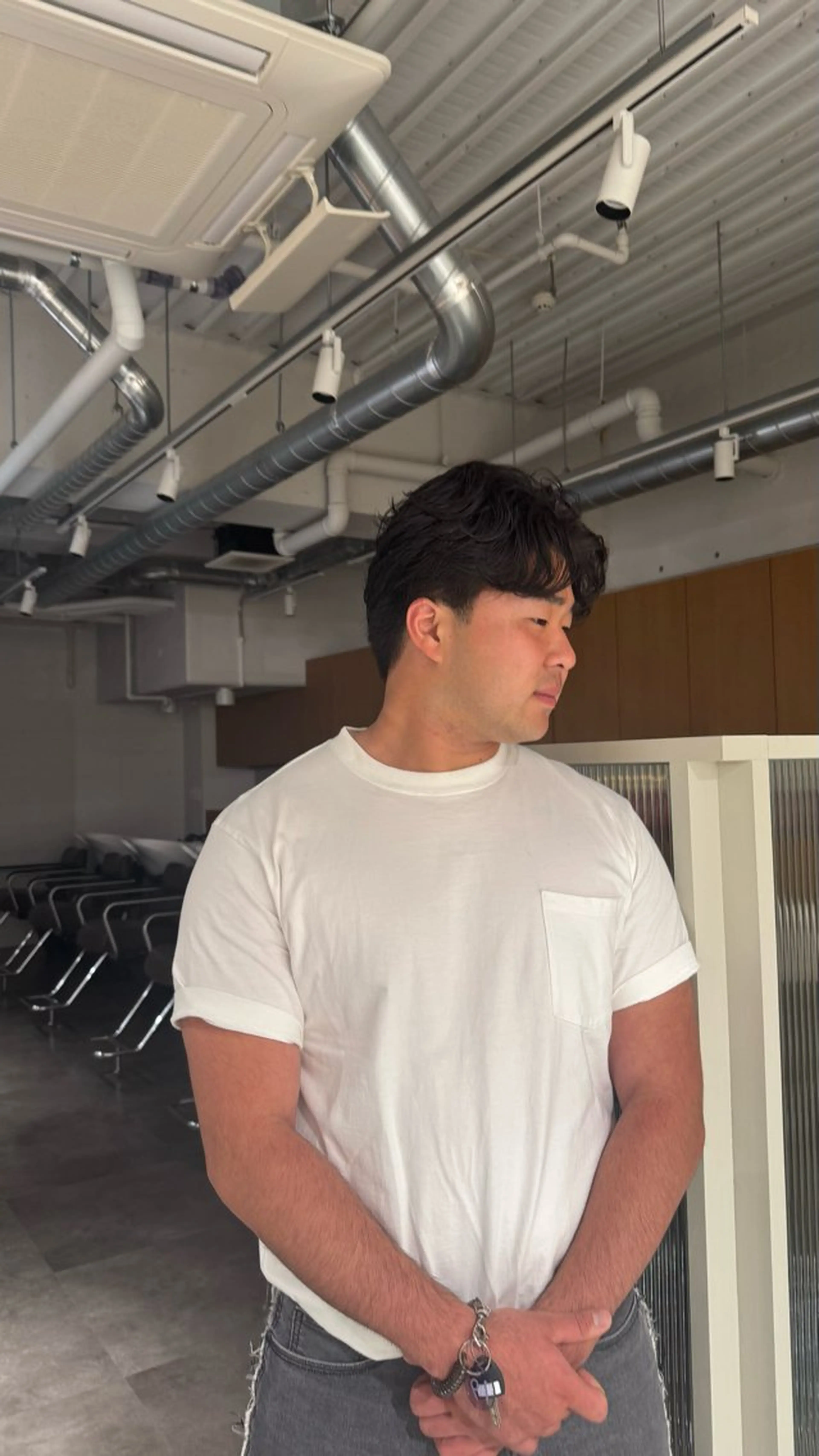 パーマ メンズ 🐰パーマモデル募集 🐰大場杏里🐰のヘアスタイル