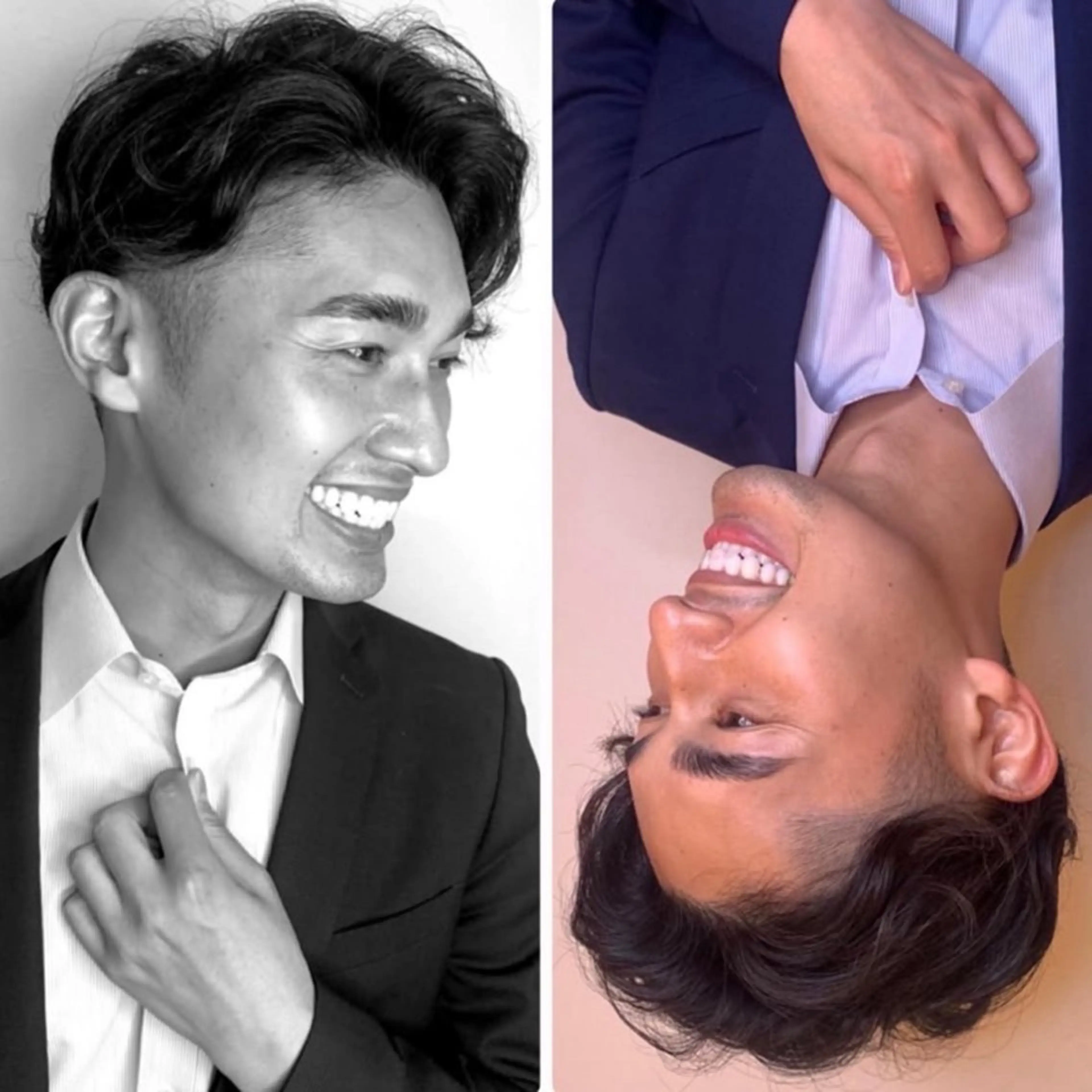 メンズ眉毛パーマ+眉ワックスの写真