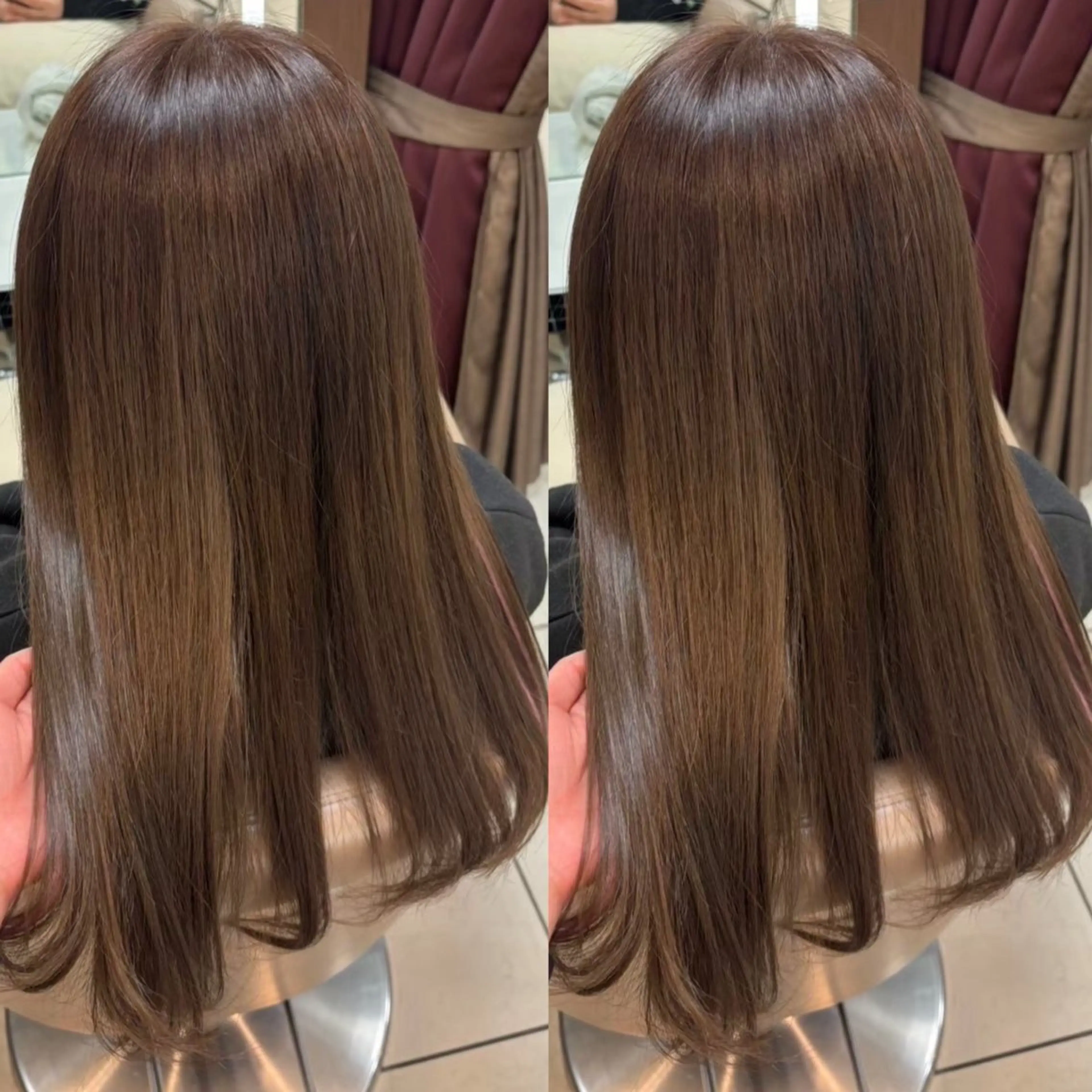 ロング カラー ロング シールエクステ🎀 羽エクステ🌙しぇるのヘアスタイル