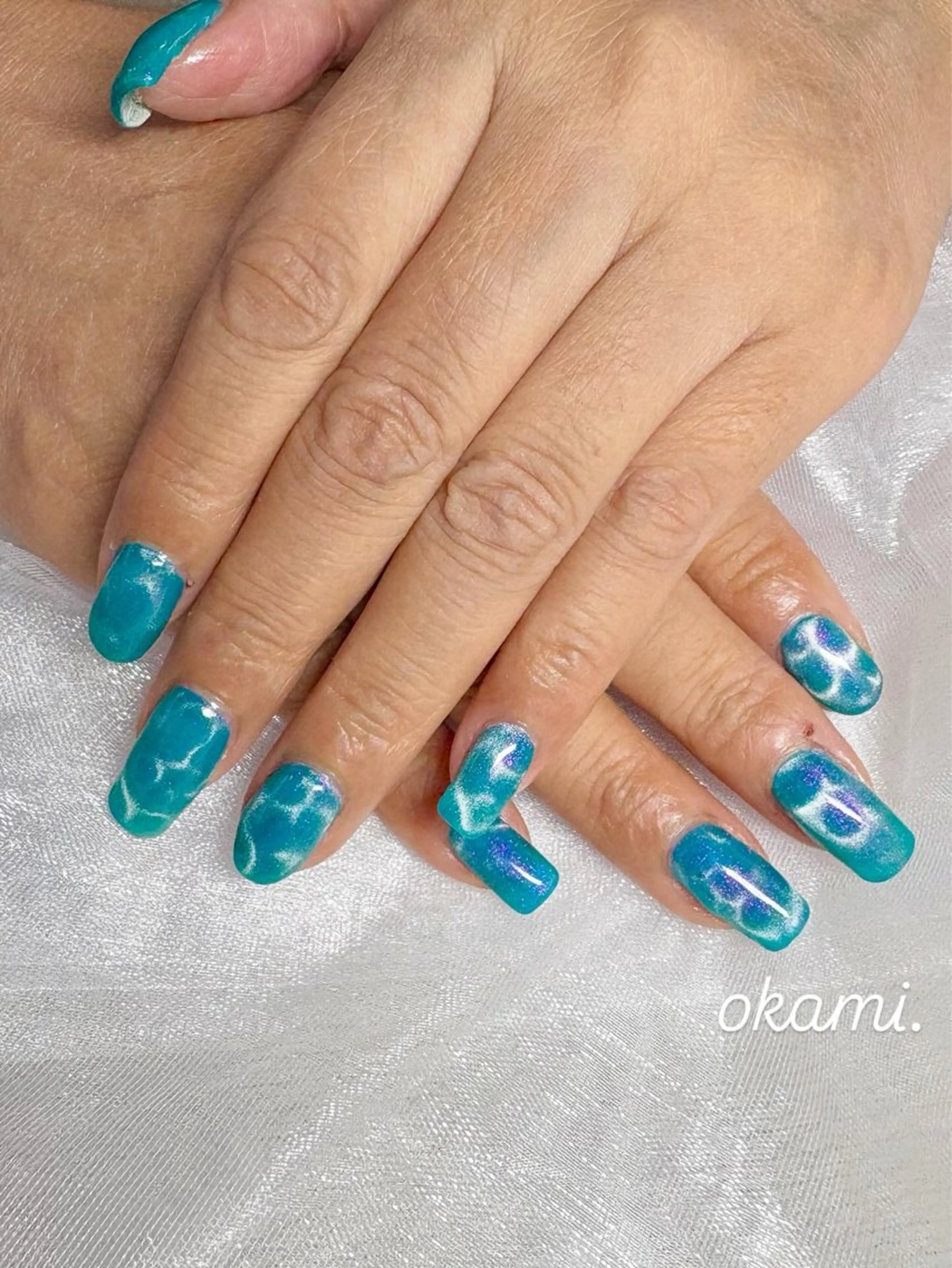 ネイル おかみねいる所属・津久井 美紅のネイルデザイン