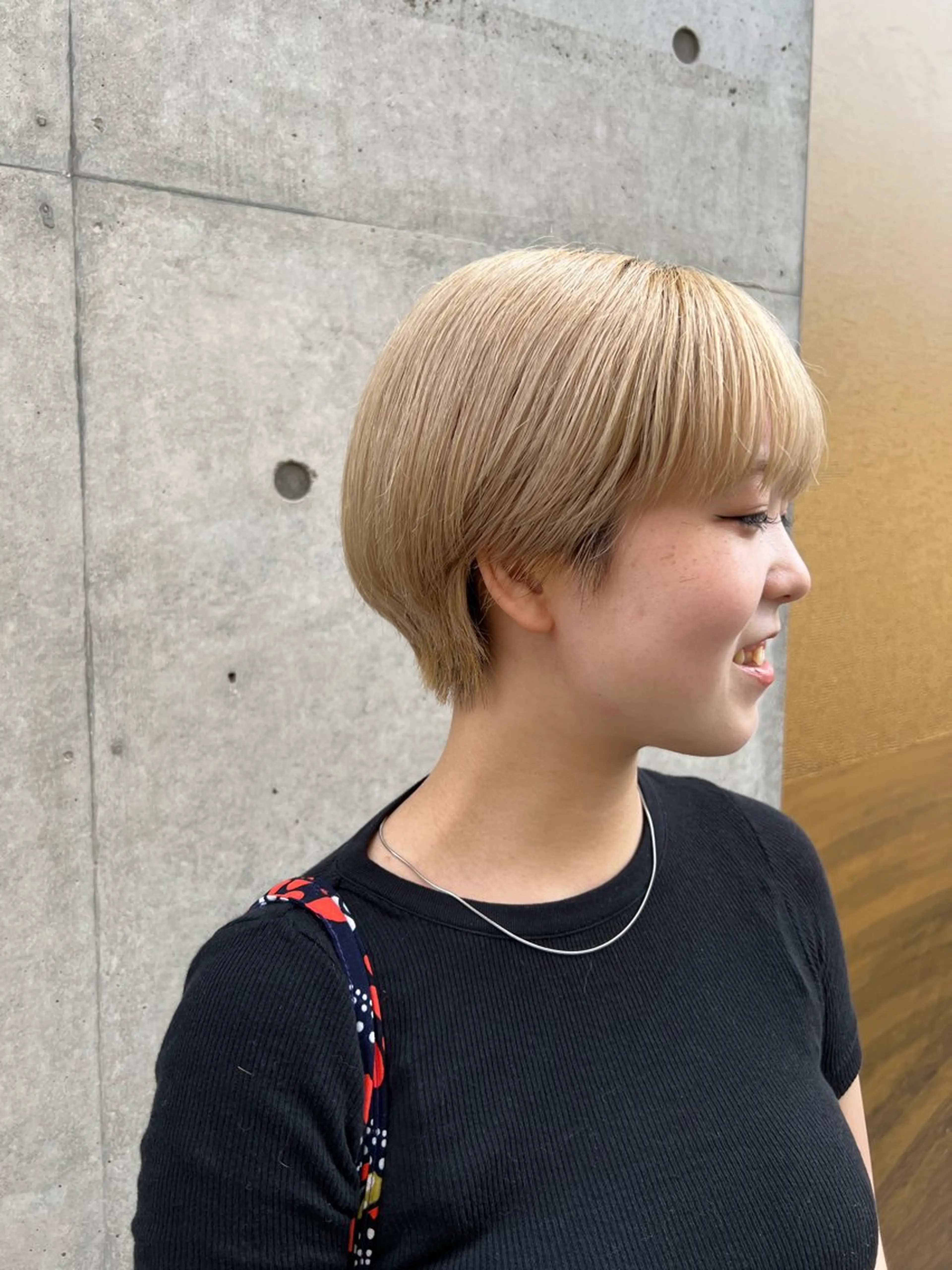 ショート カラー ブロンド ショートヘア 大阪メンズパーマ /スパイキー/らいのヘアスタイル