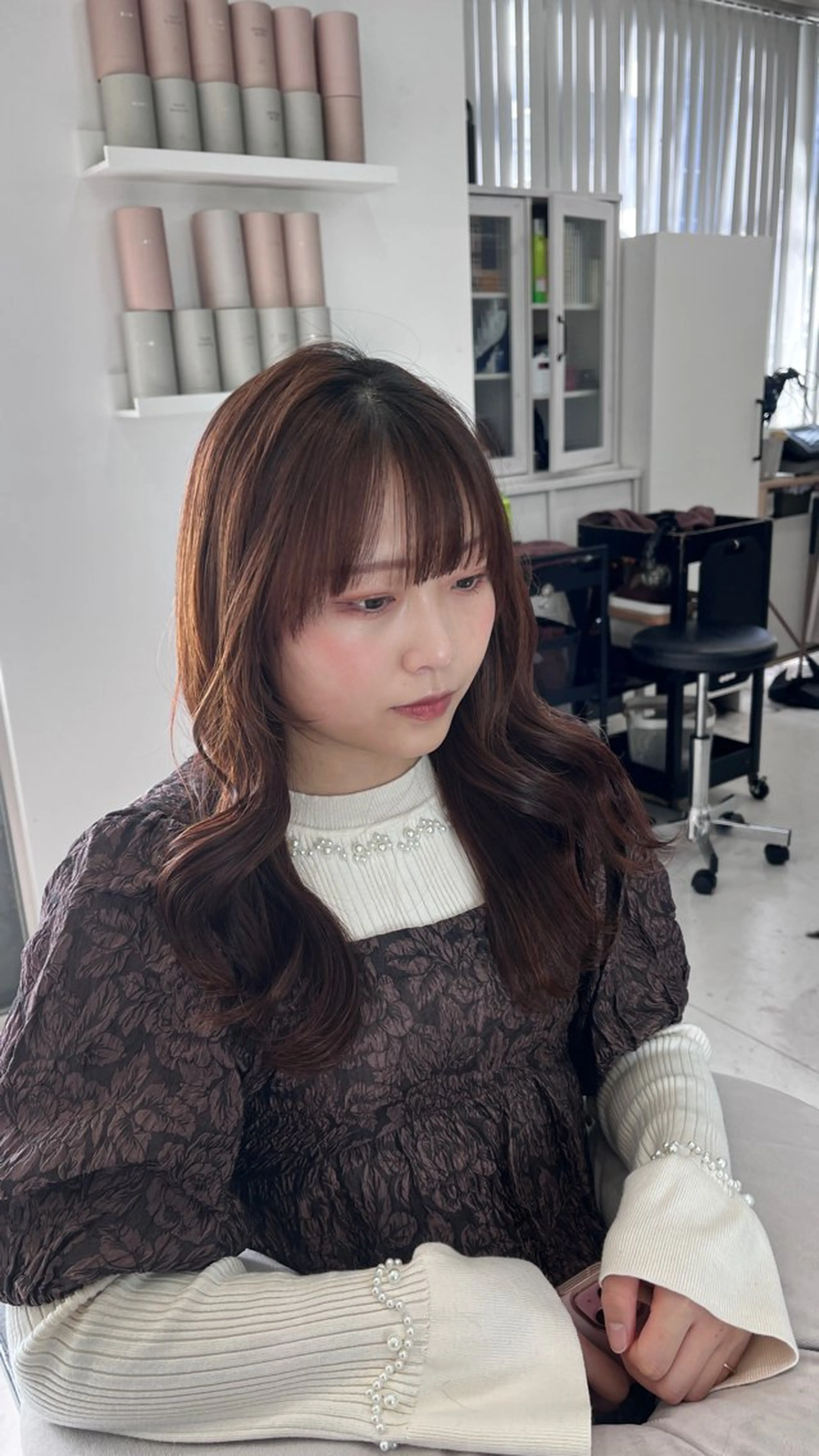 ロング カット ヘアカラー トリートメント 🫧伊東　美優🫧 レイヤーカット⭐︎のヘアスタイル