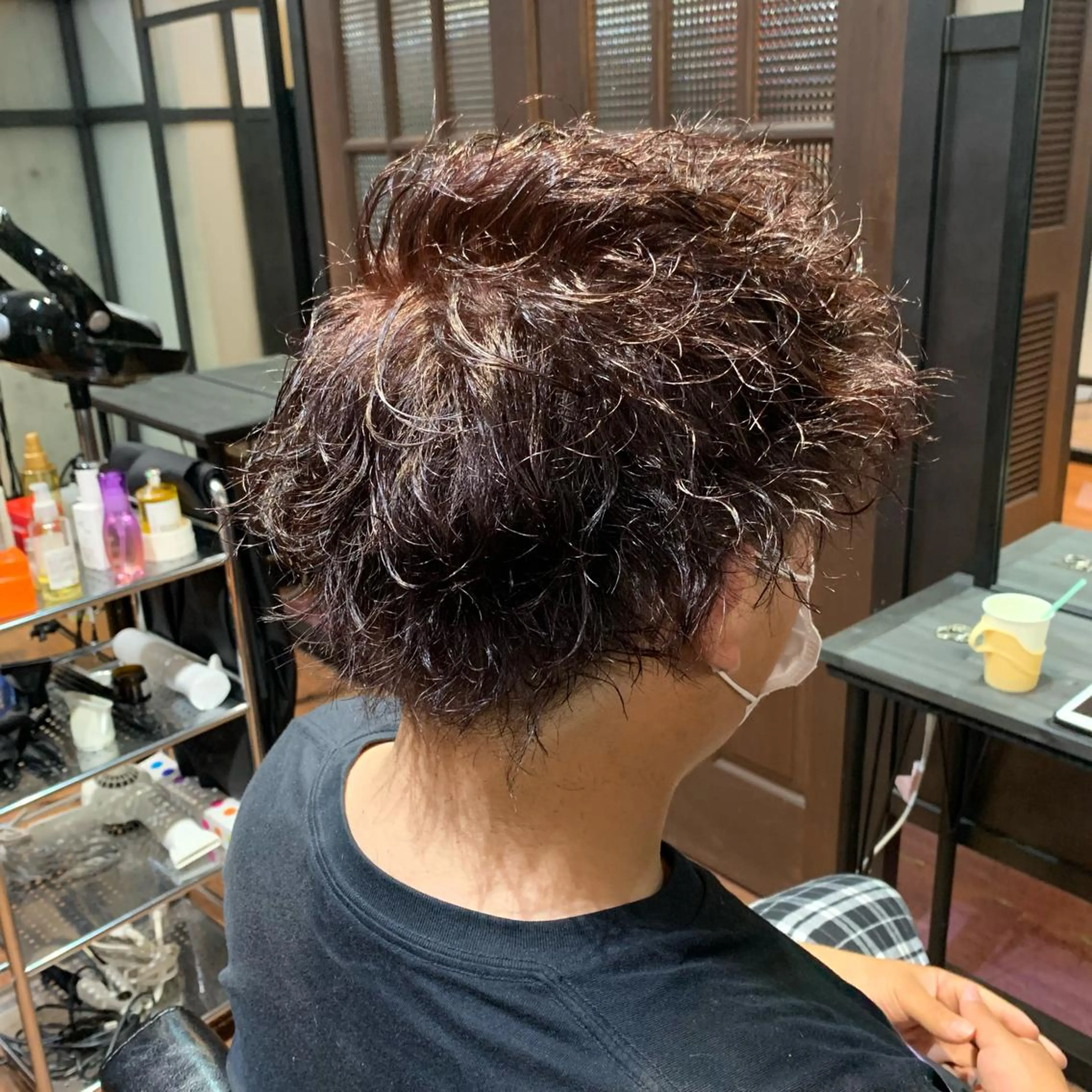 カラー パーマ メンズ newi TATSUのヘアスタイル