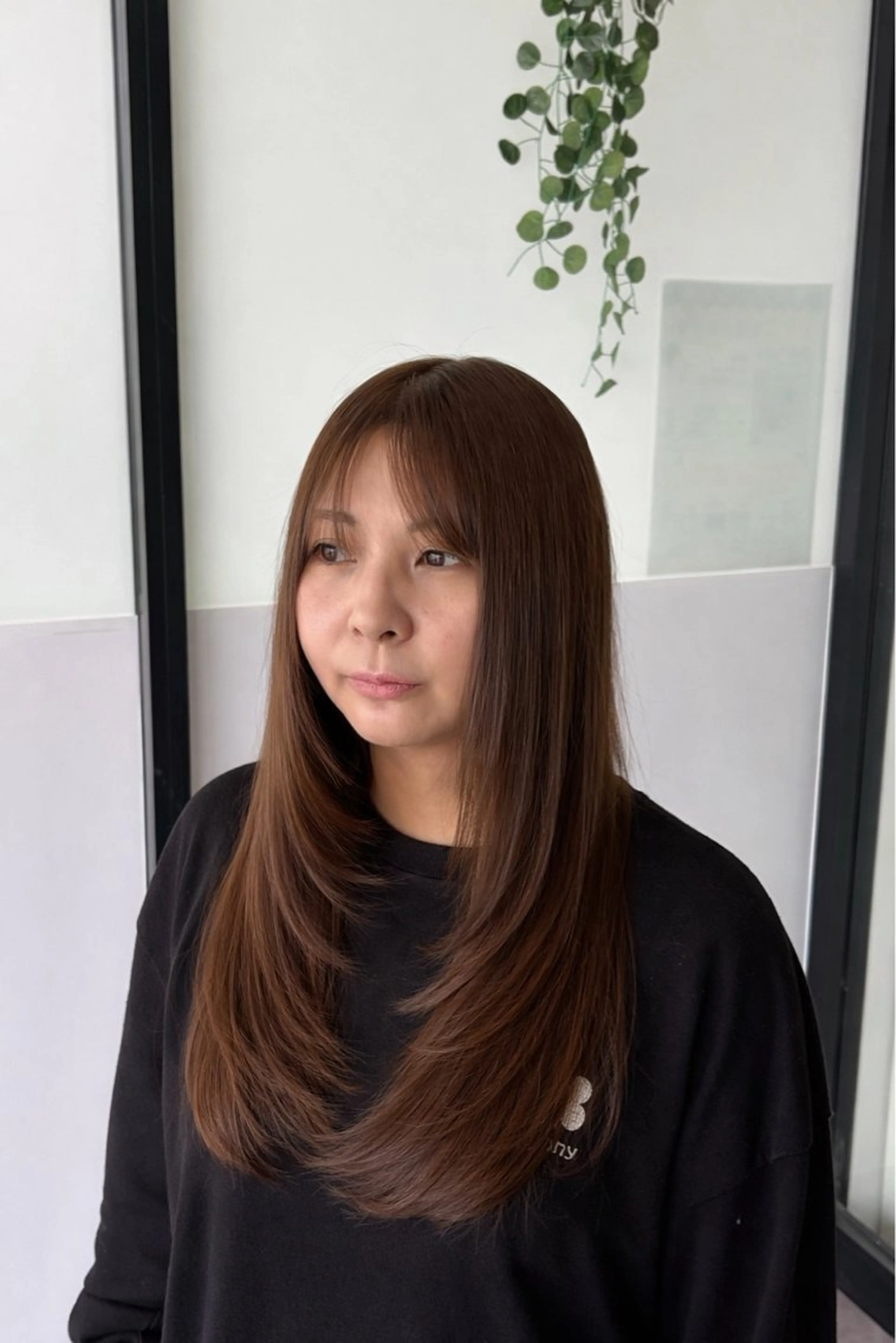 ロング Agu hair muta 大牟田所属・スタイリスト 大山佑将のヘアスタイル