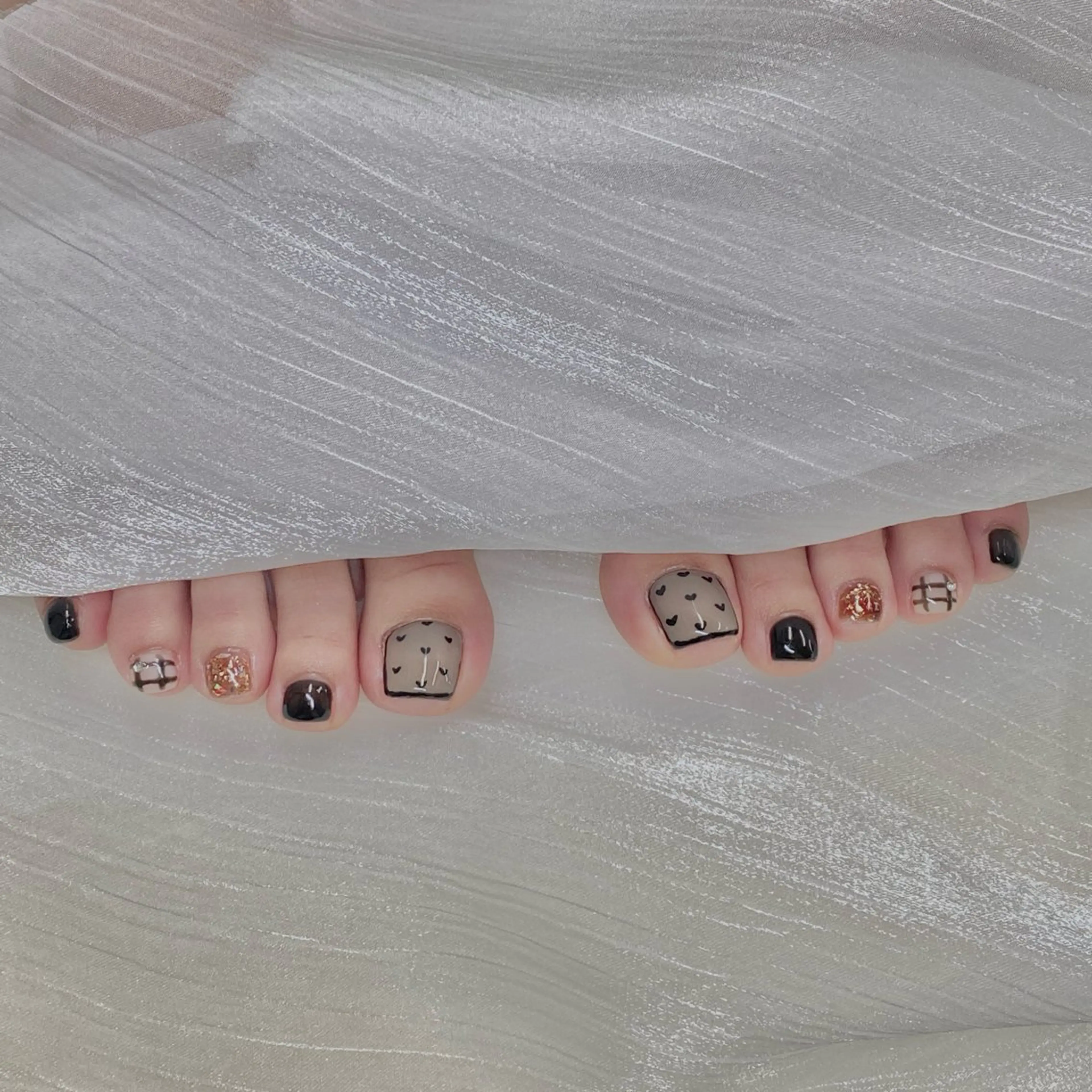 ネイル フットネイル MoMo_Nail 🎀✨のネイルデザイン