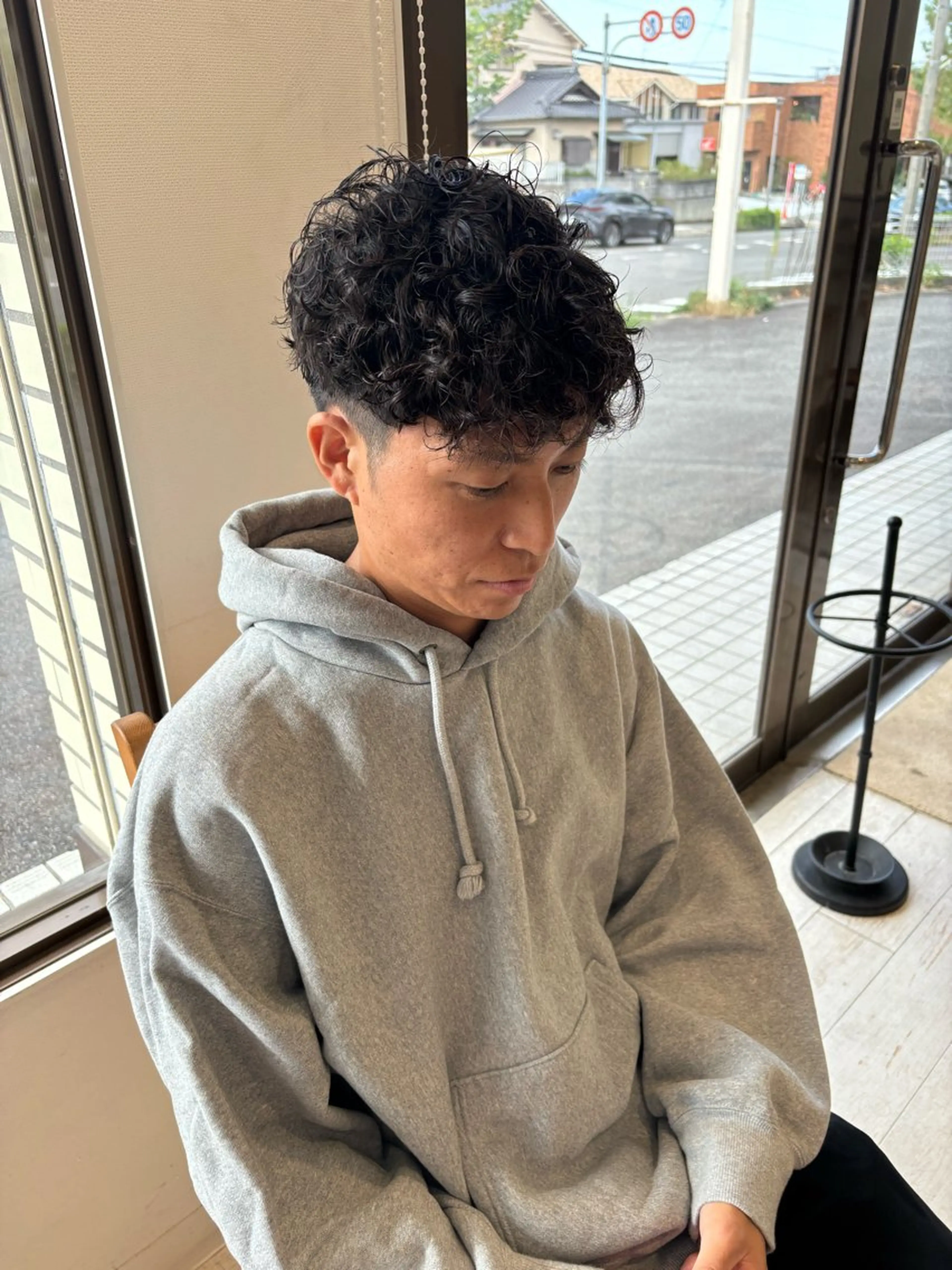 パーマ メンズ メンズパーマ カット パーマ 安藤 ひなたのヘアスタイル