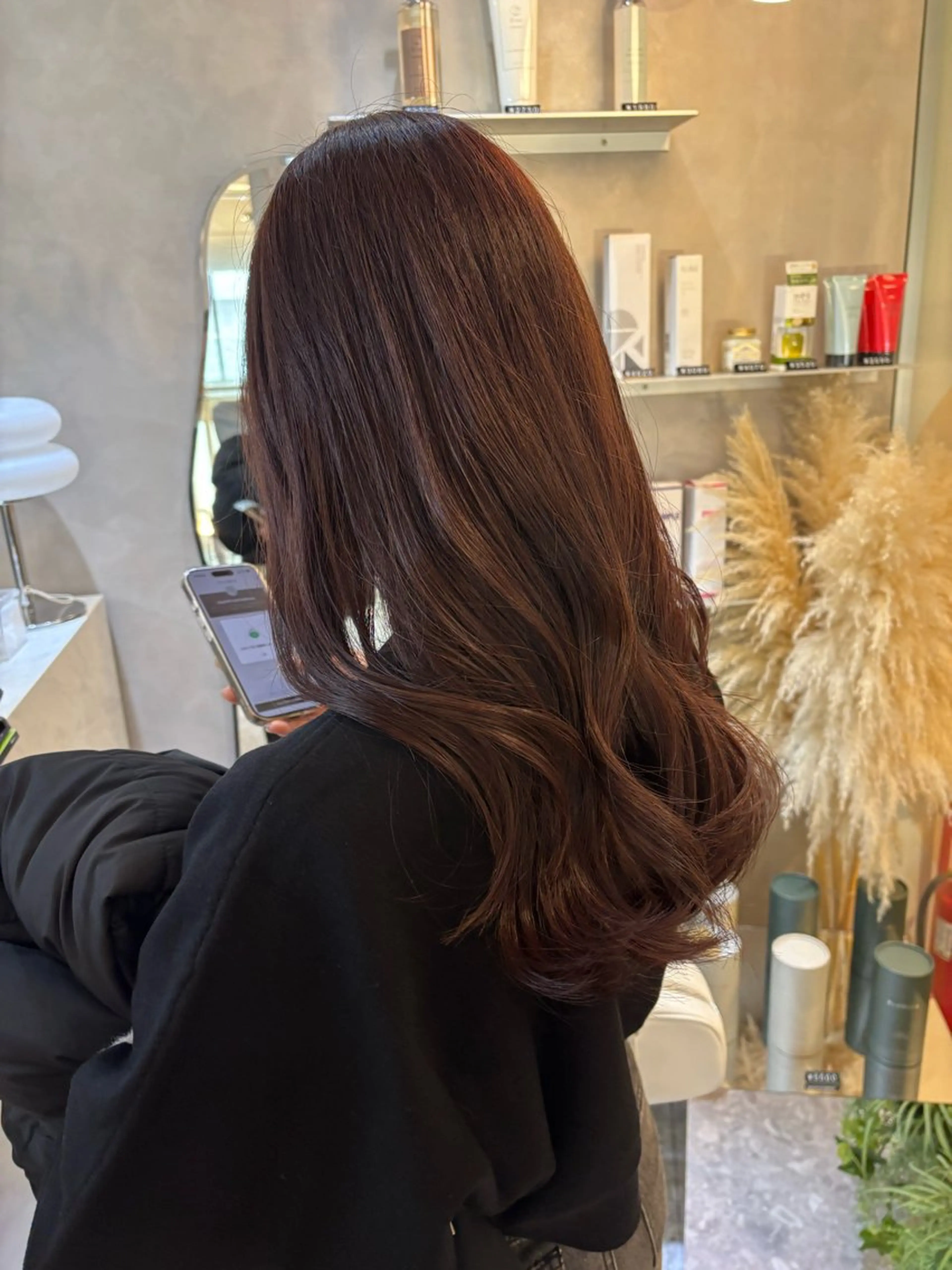 ミディアム カラー ヘアカラー トリートメント 🎀レイヤー×透明感 カラー🎀Ayanoのヘアスタイル