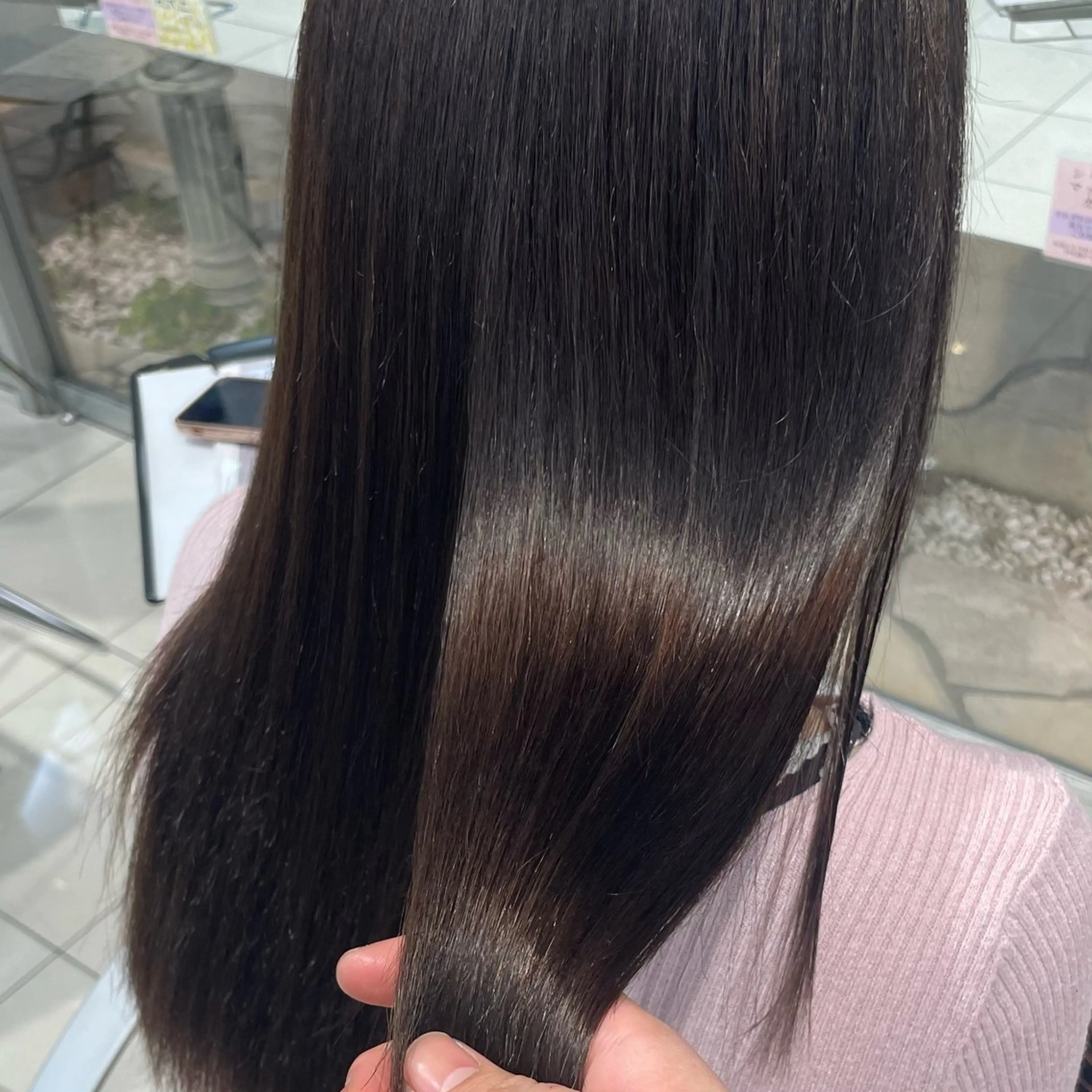 ロング カラー 艶カラー/縮毛矯正 /𝐒𝐚𝐤𝐢のヘアスタイル