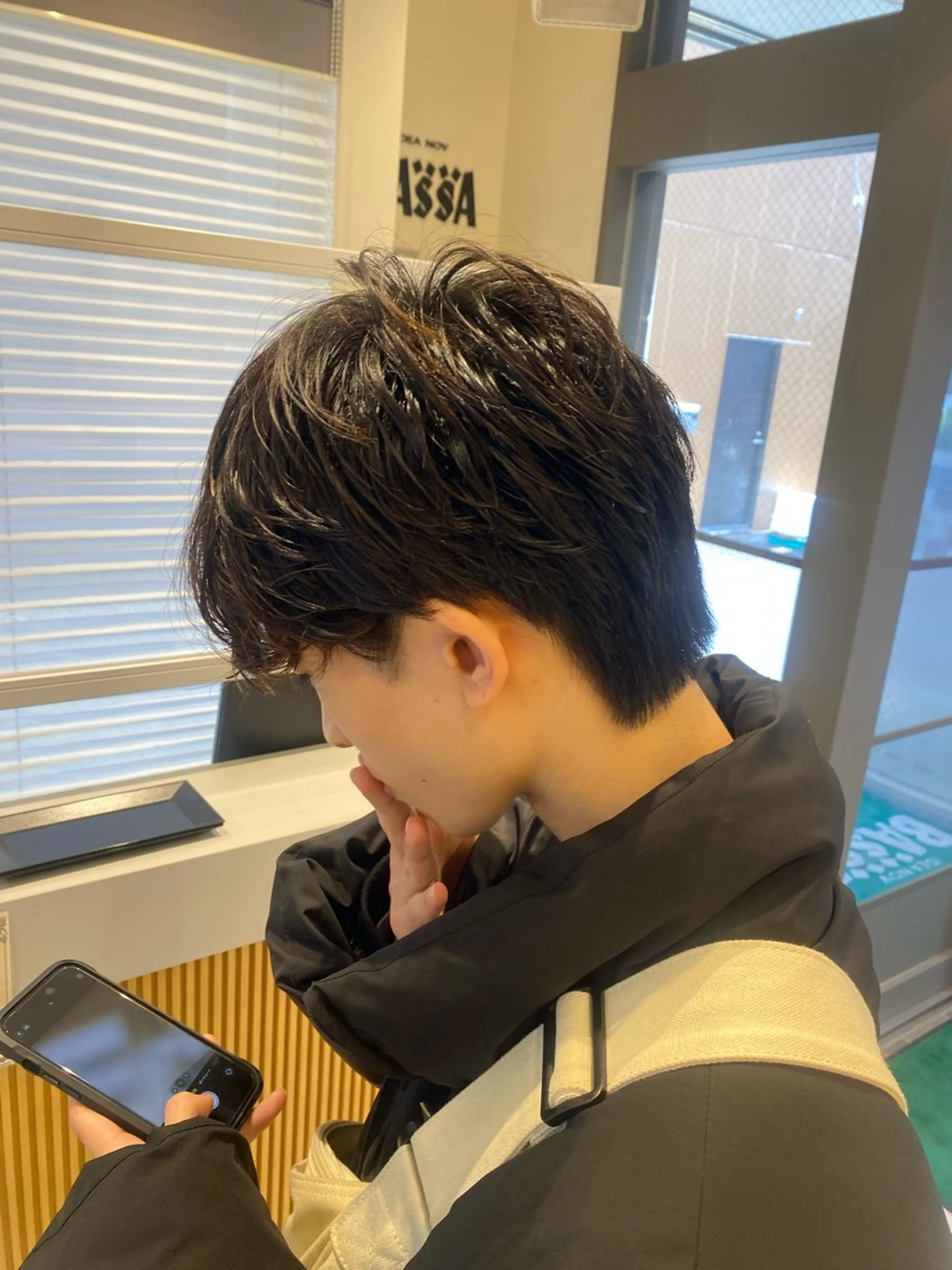 メンズ メンズパーマ 🌟メンズ/ミニボブ Marin💟のヘアスタイル