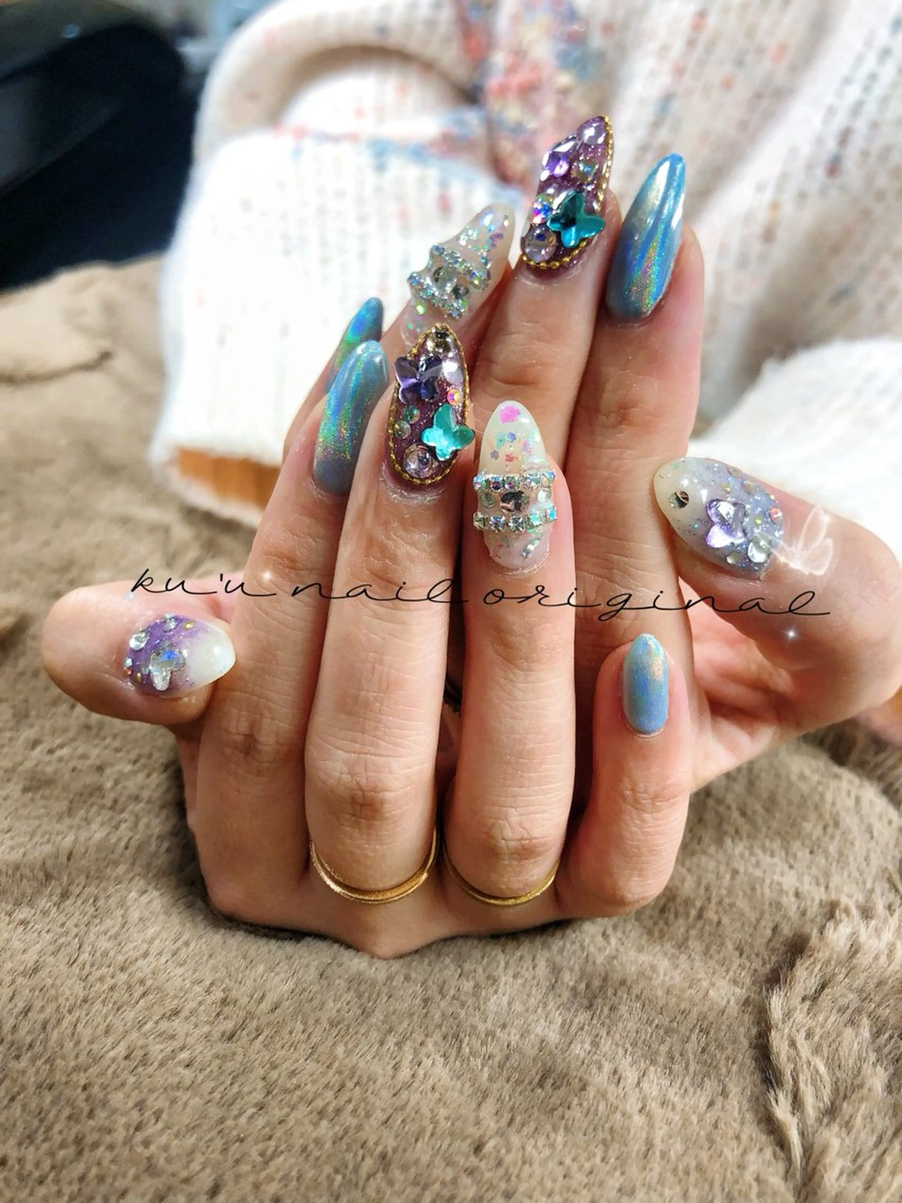 セミロング サロンku'u所属・salon kuuのネイルデザイン