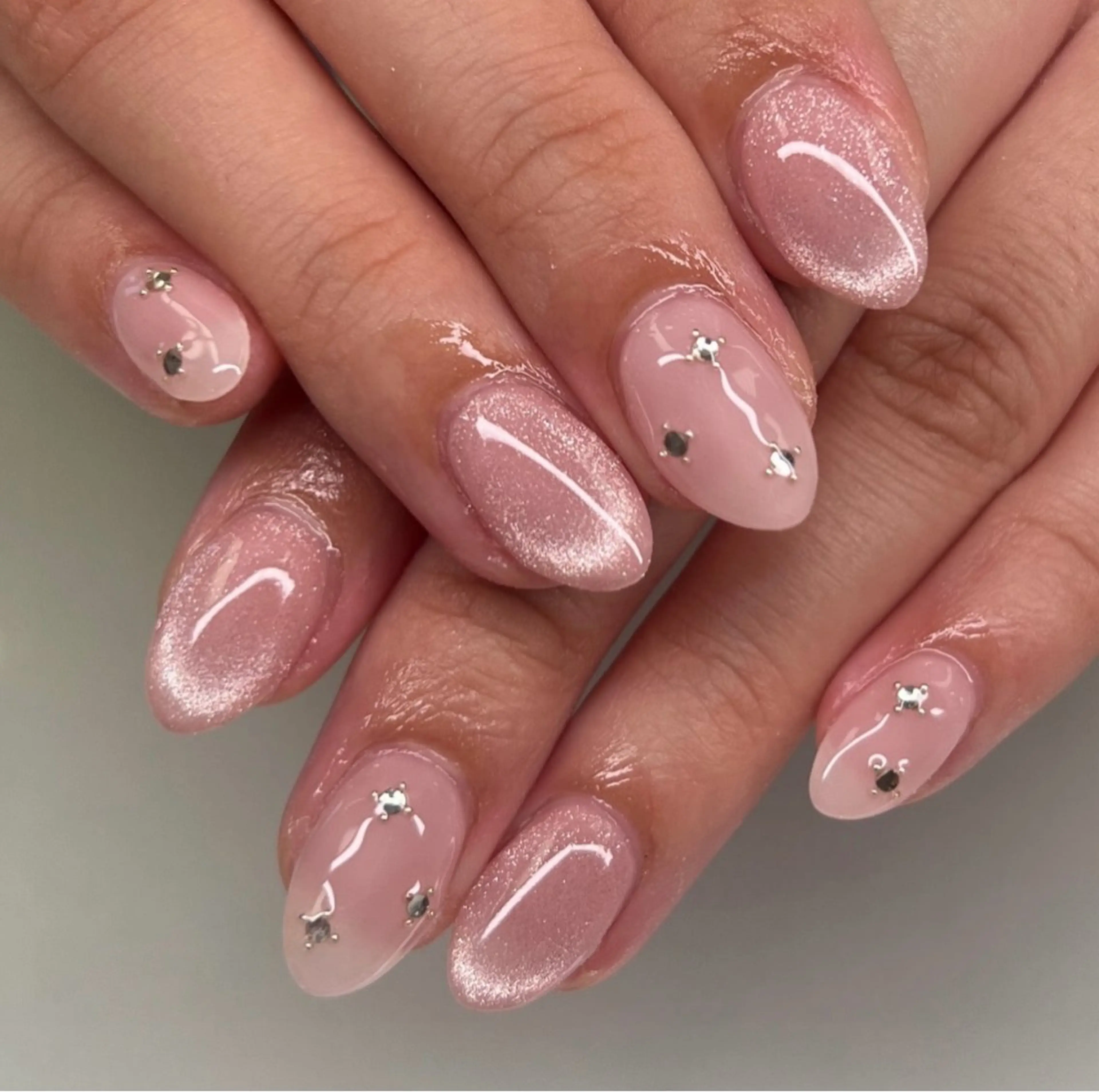 ネイル 韓国ネイル 持ち込み ニュアンスネイル ネイルチップ ハンドネイル TABI ANA.CHUOのネイルデザイン