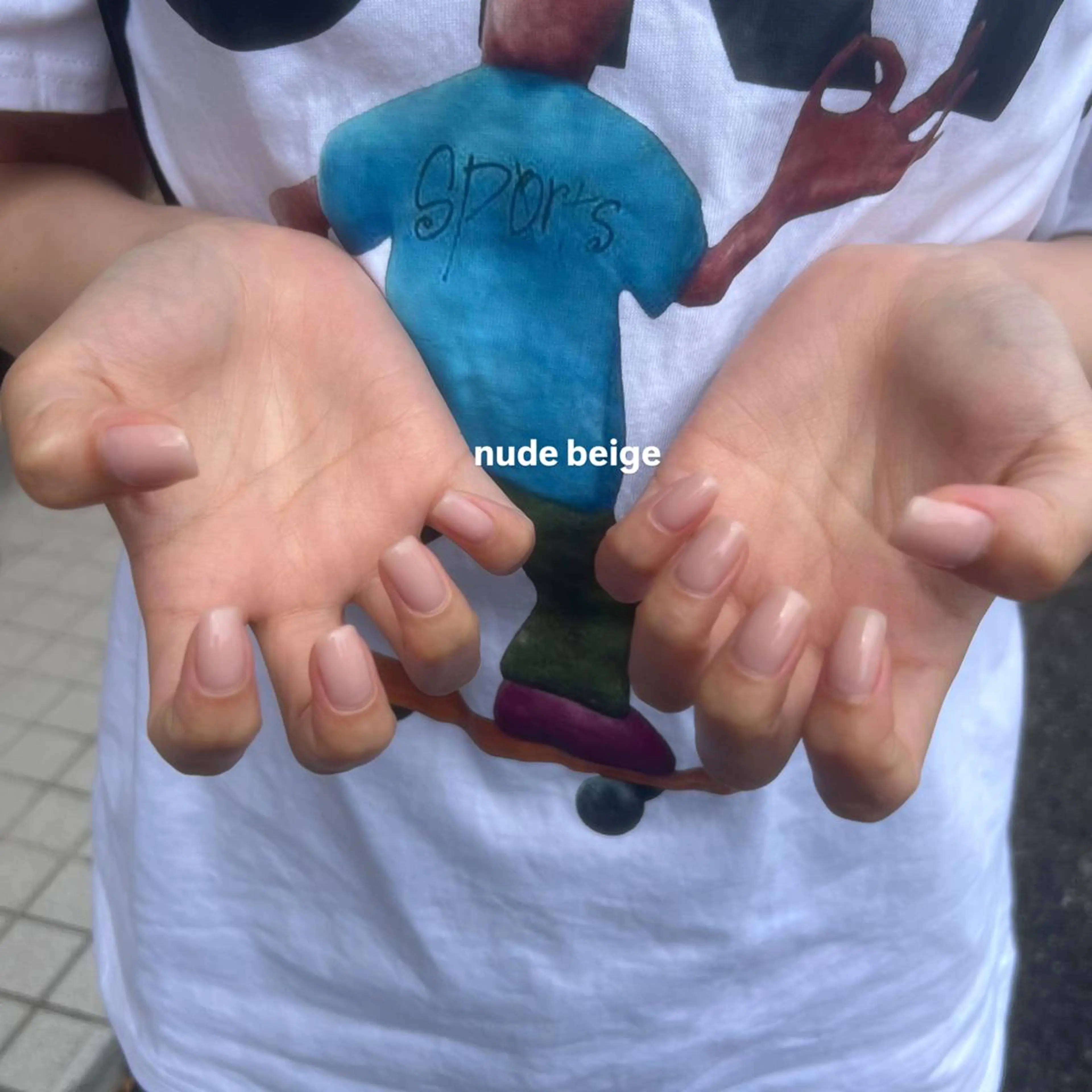 hand💅🏻ワンカラーorグラデーションの写真