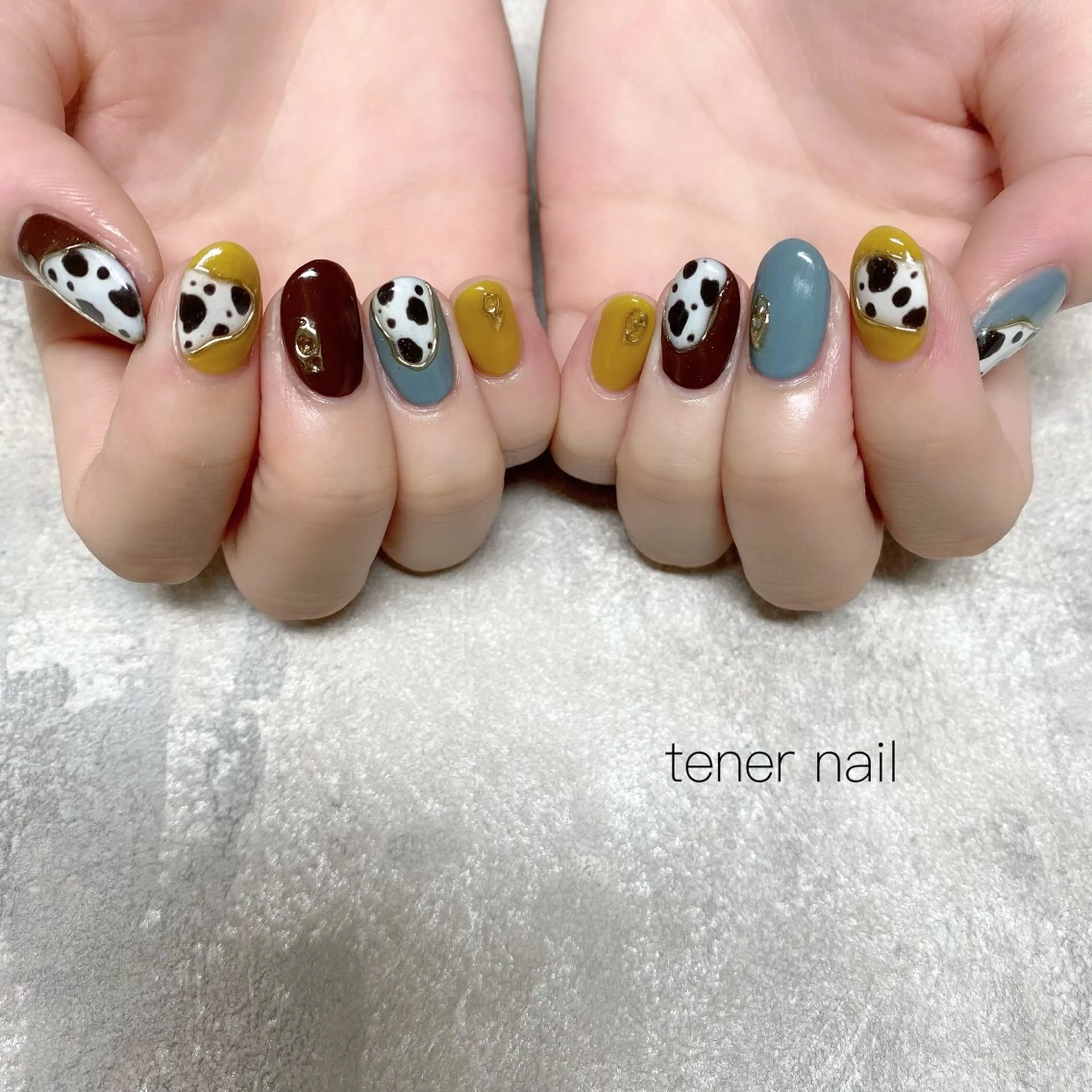 ネイル アニマル柄 ハンドネイル tener  nail  テネルネイル所属・テネルネイル tener nailのネイルデザイン
