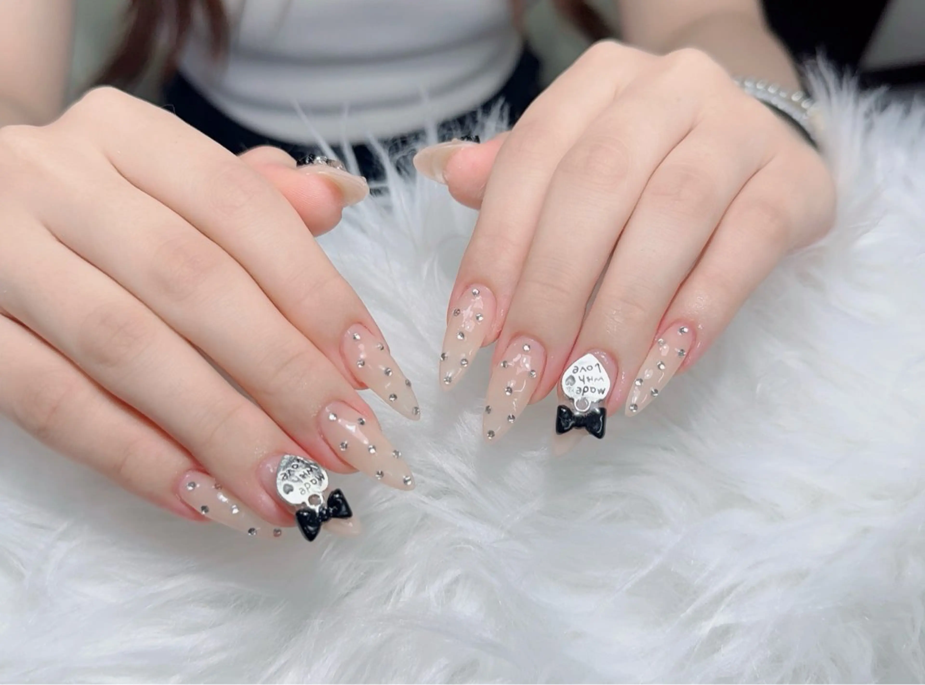 ネイル アートネイル フレンチネイル ジェルネイル 韓国ネイル マグネットネイル ハンドネイル Lenie Shinokuboのネイルデザイン