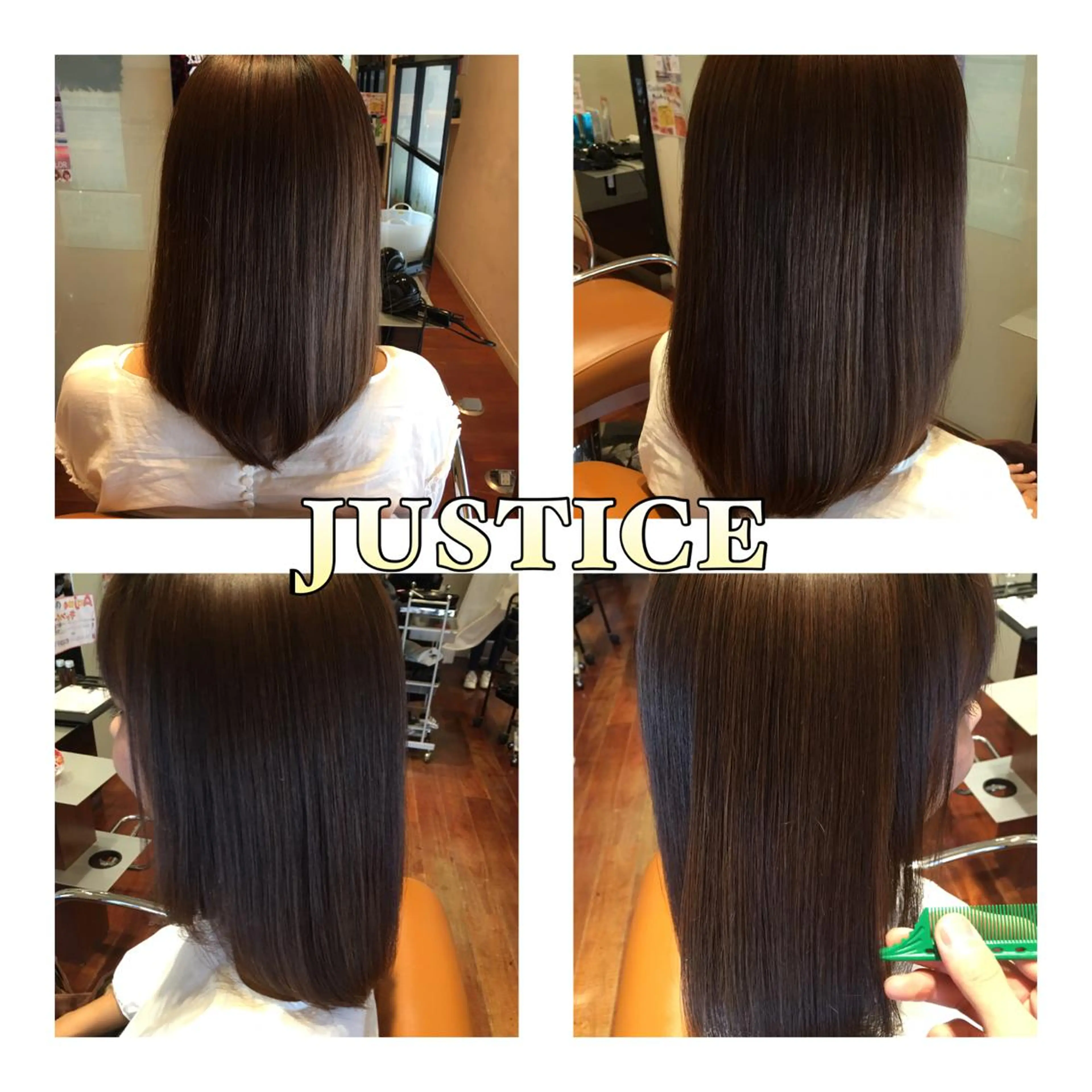 ミディアム セミロング パーマ ミディアムパーマ セミロングパーマ ストレートパーマ Lyrae~リラエ~所属・上原 聡良(akira)のヘアスタイル