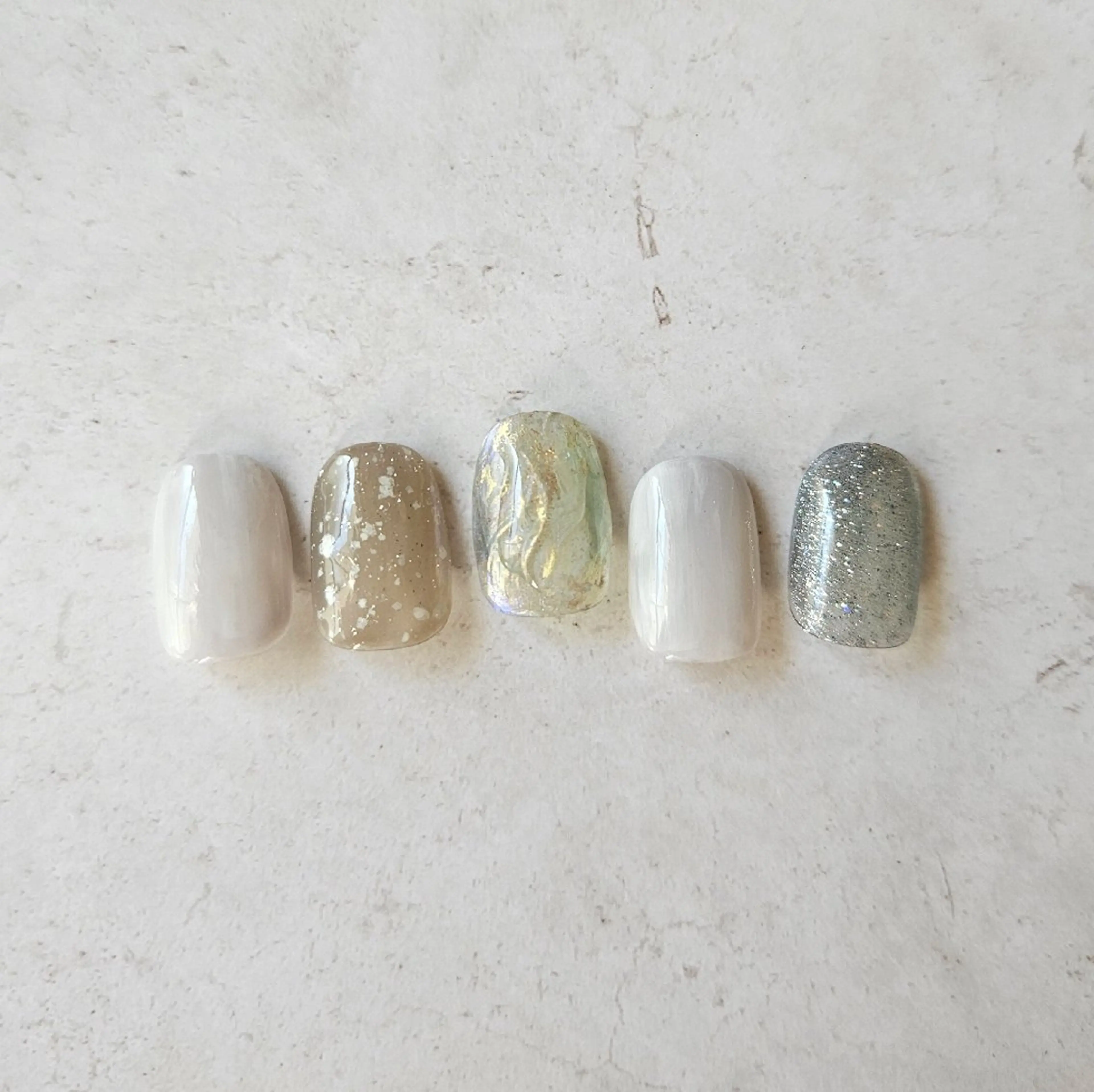 ネイル ジェルネイル マグネットネイル ニュアンスネイル パラジェル 冬ネイル ハンドネイル Nailsalon manoのネイルデザイン