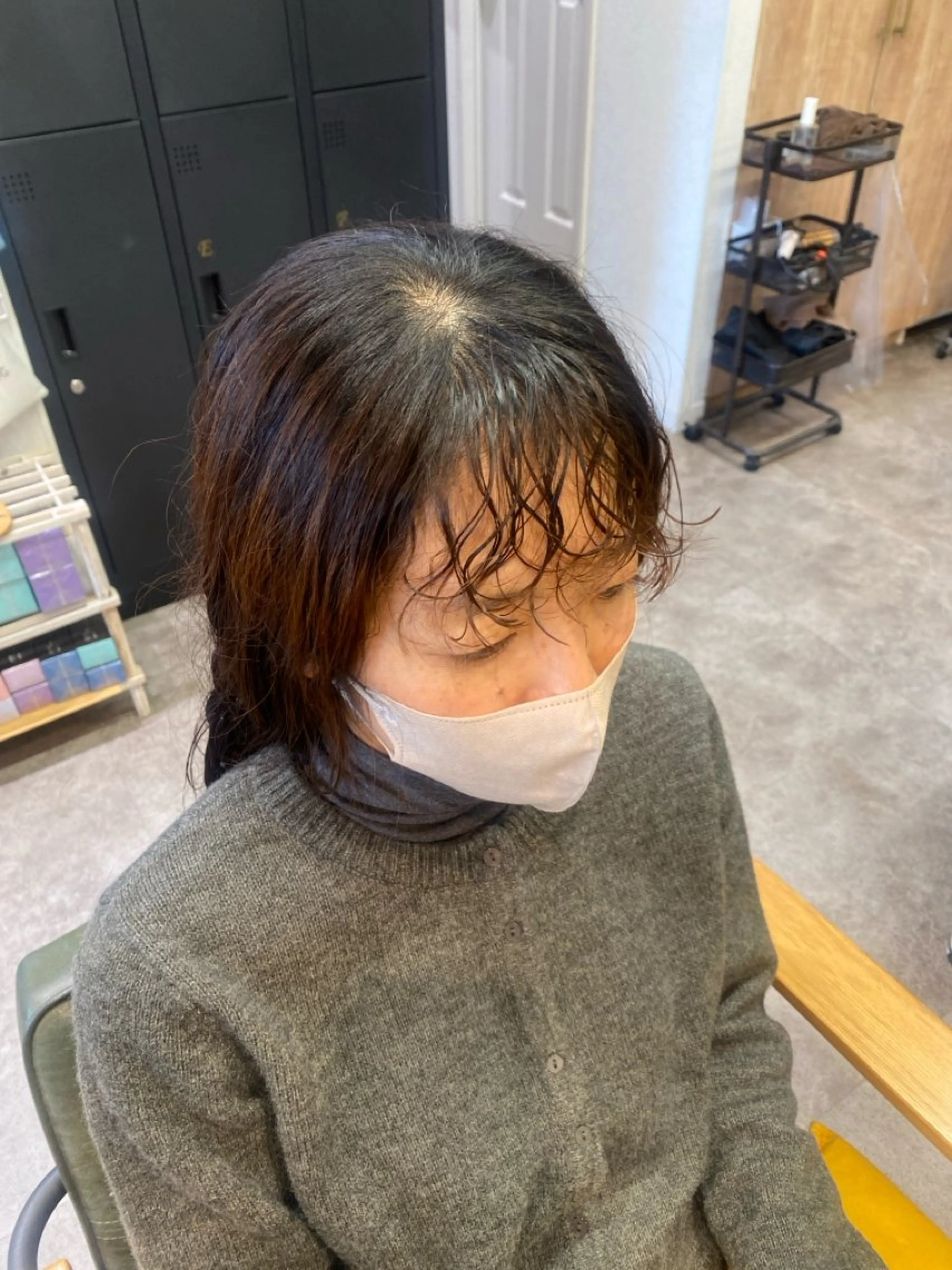 カット パーマ 🖤🌀くるくる パーマ🌀🖤ayaのヘアスタイル