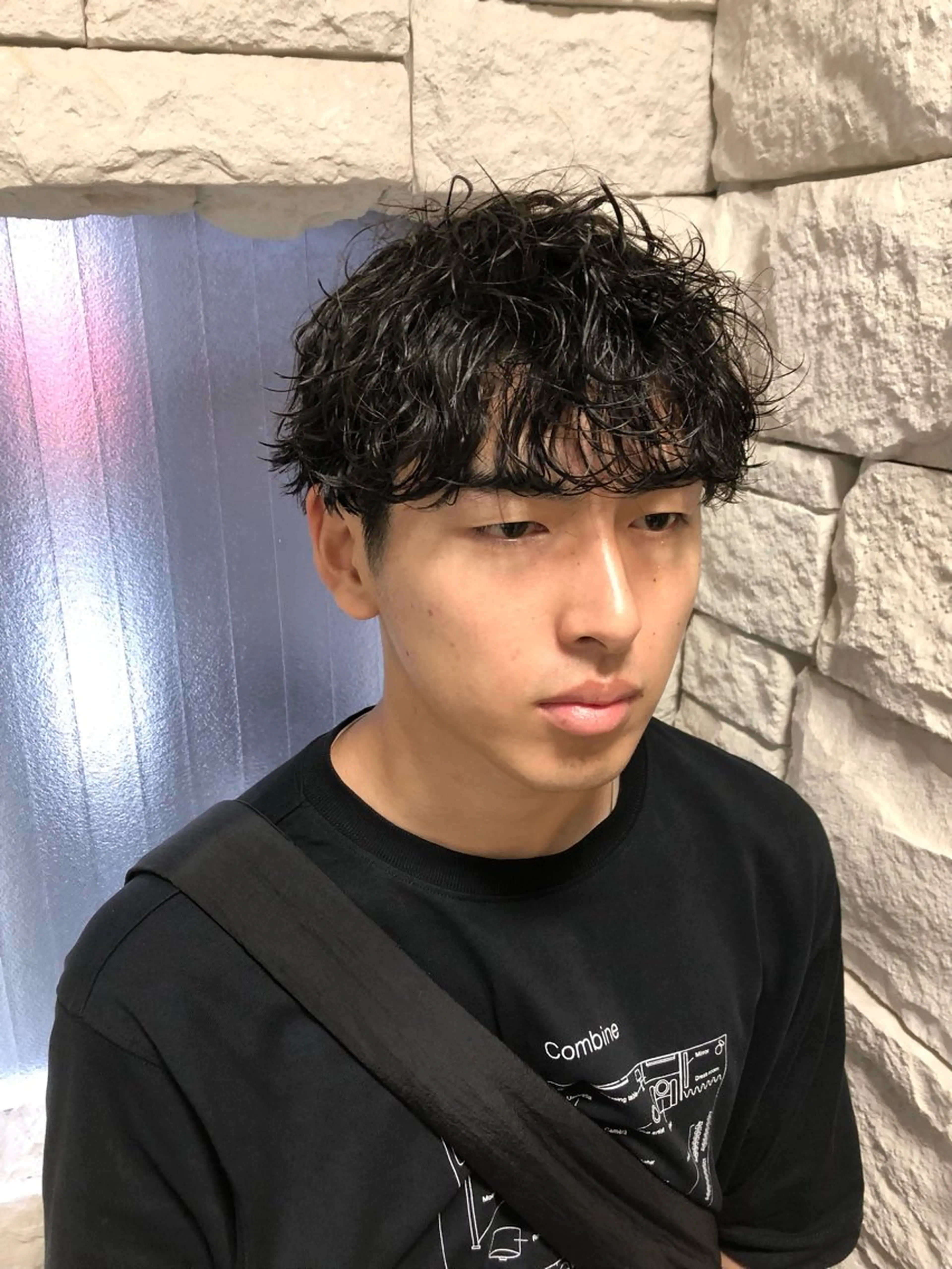 パーマ ヘアアレンジ メンズ カット パーマ トリートメント ヘアセット ainico+所属・メンズ特化✂️栗原 侑也のヘアスタイル