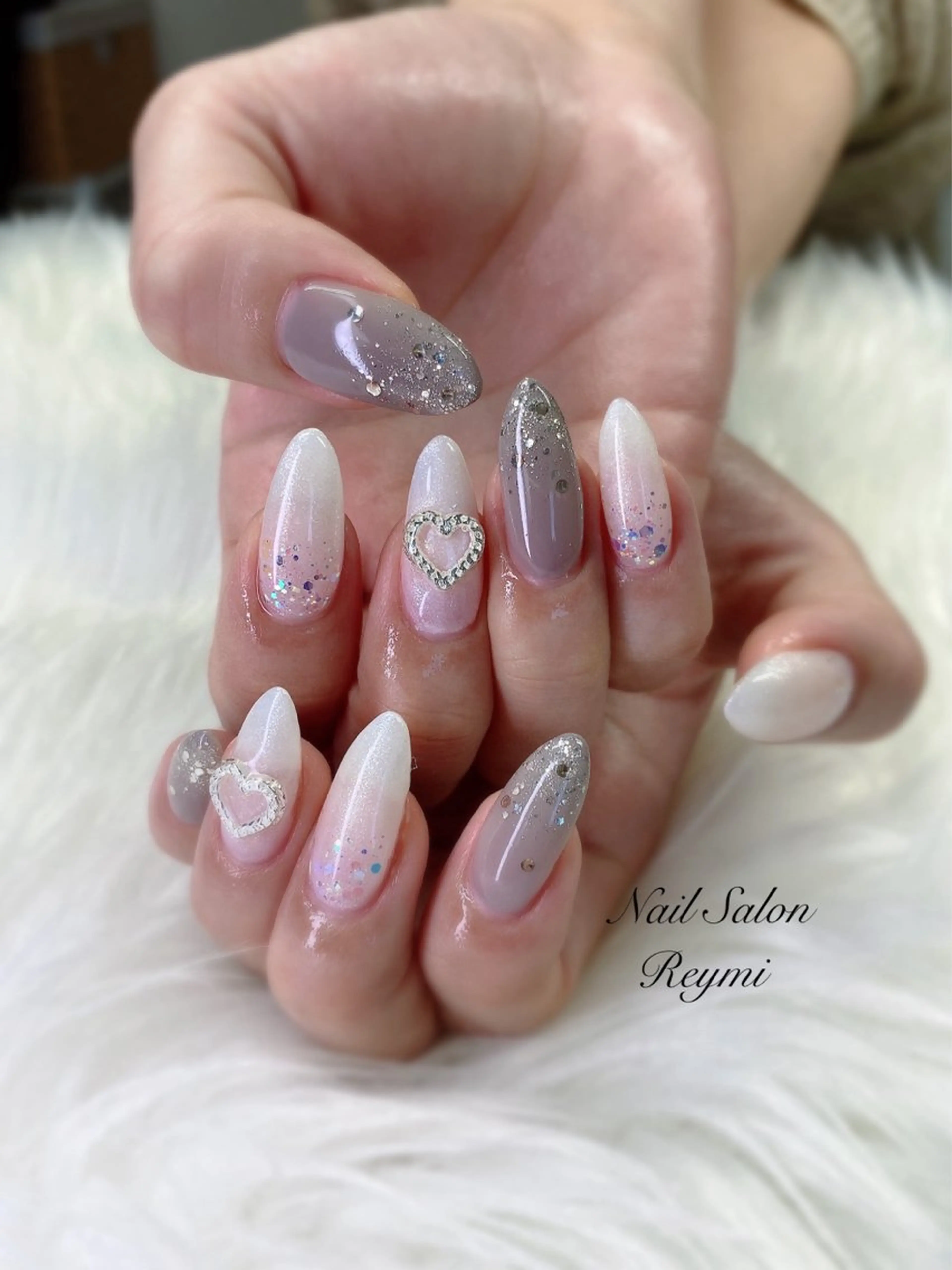 セミロング 渡瀬 帆乃香のネイルデザイン