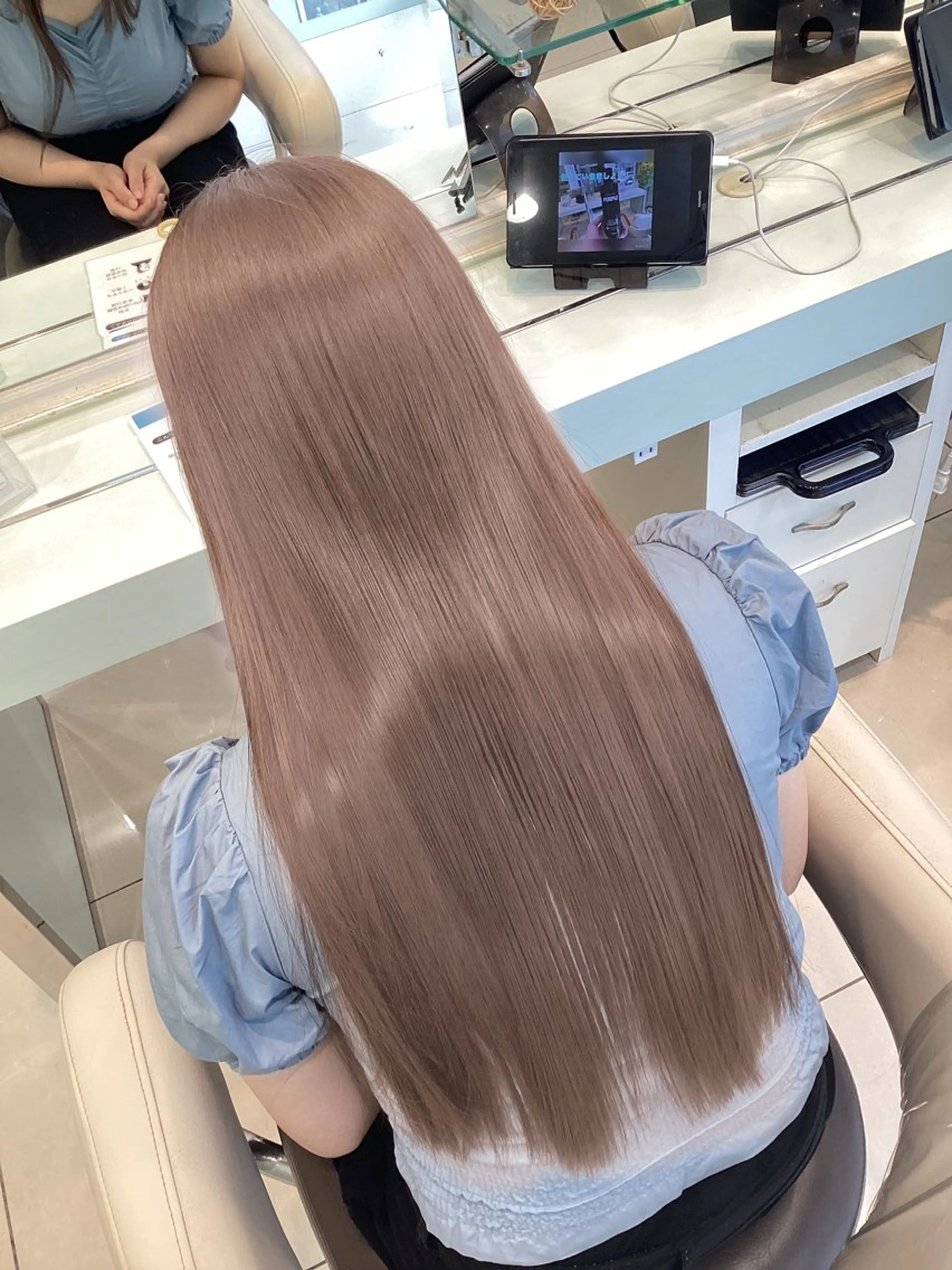 ロング カラー ‪❥ブリーチ💗 MIKUのヘアスタイル