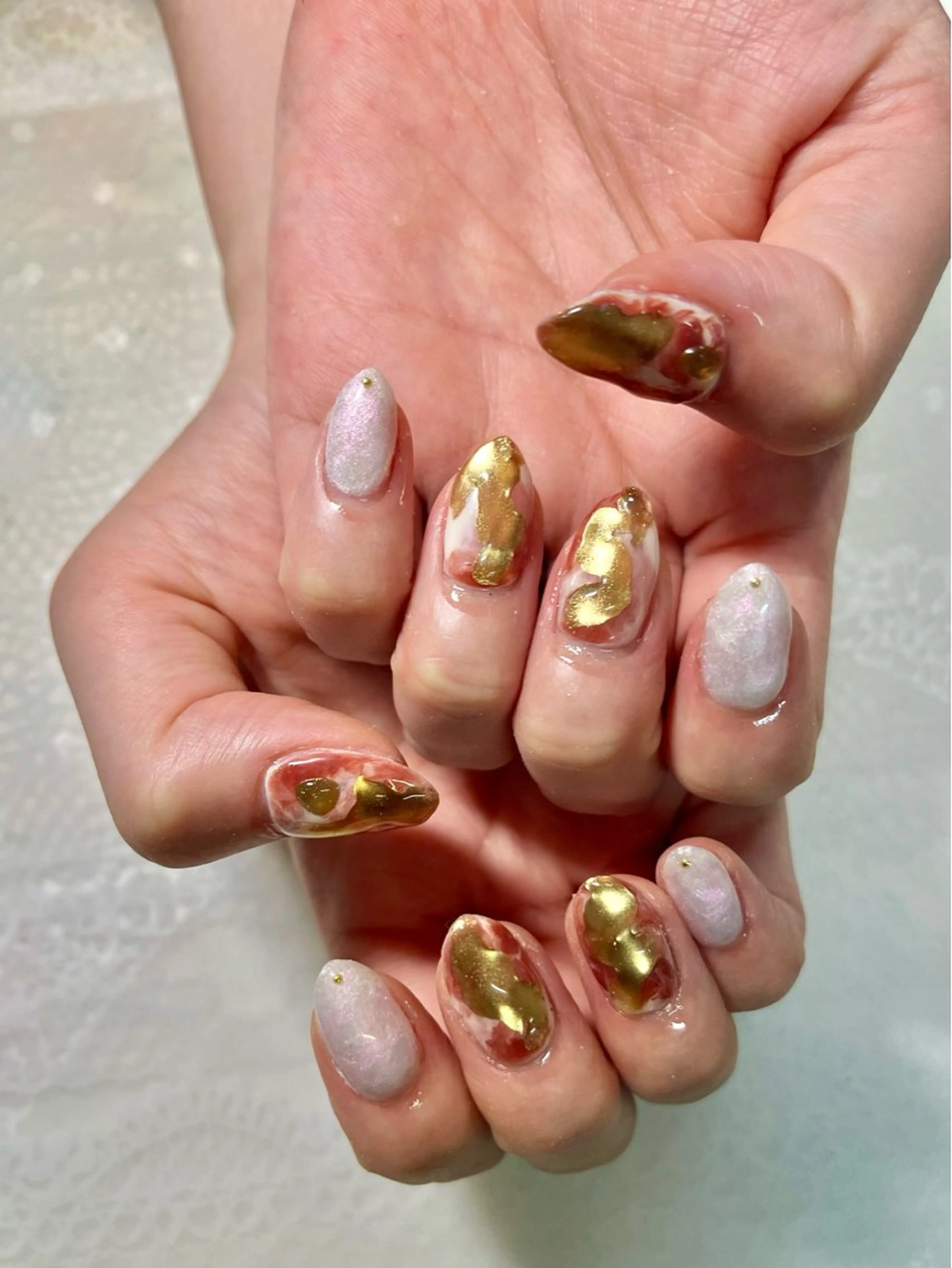 ネイル ハンドネイル 新宿ネイルサロン ジェミディローサ所属・新宿ネイルサロン ジェミディローサのネイルデザイン