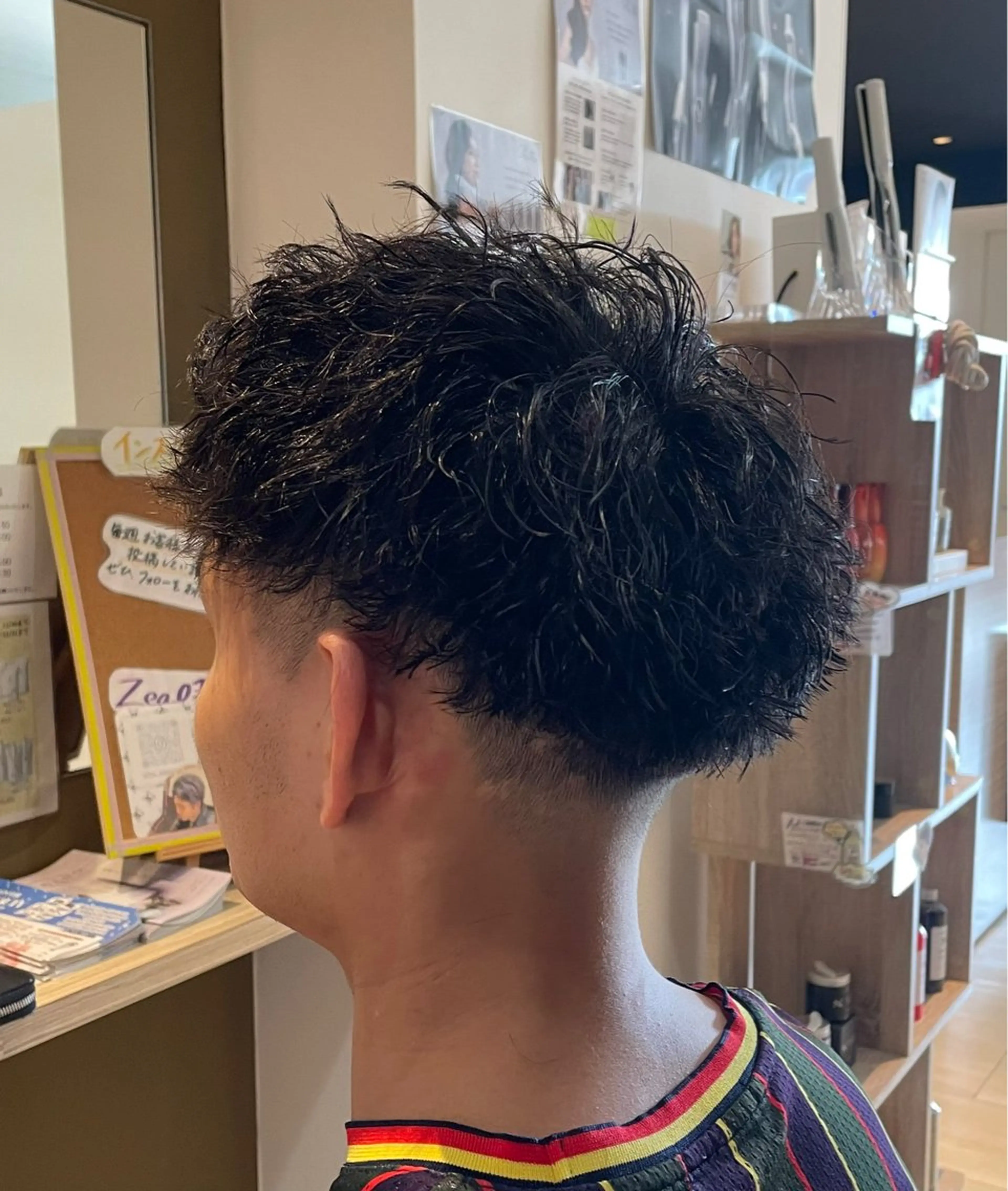 パーマ メンズ ZEALspa&relaxation所属・足立 結衣のヘアスタイル