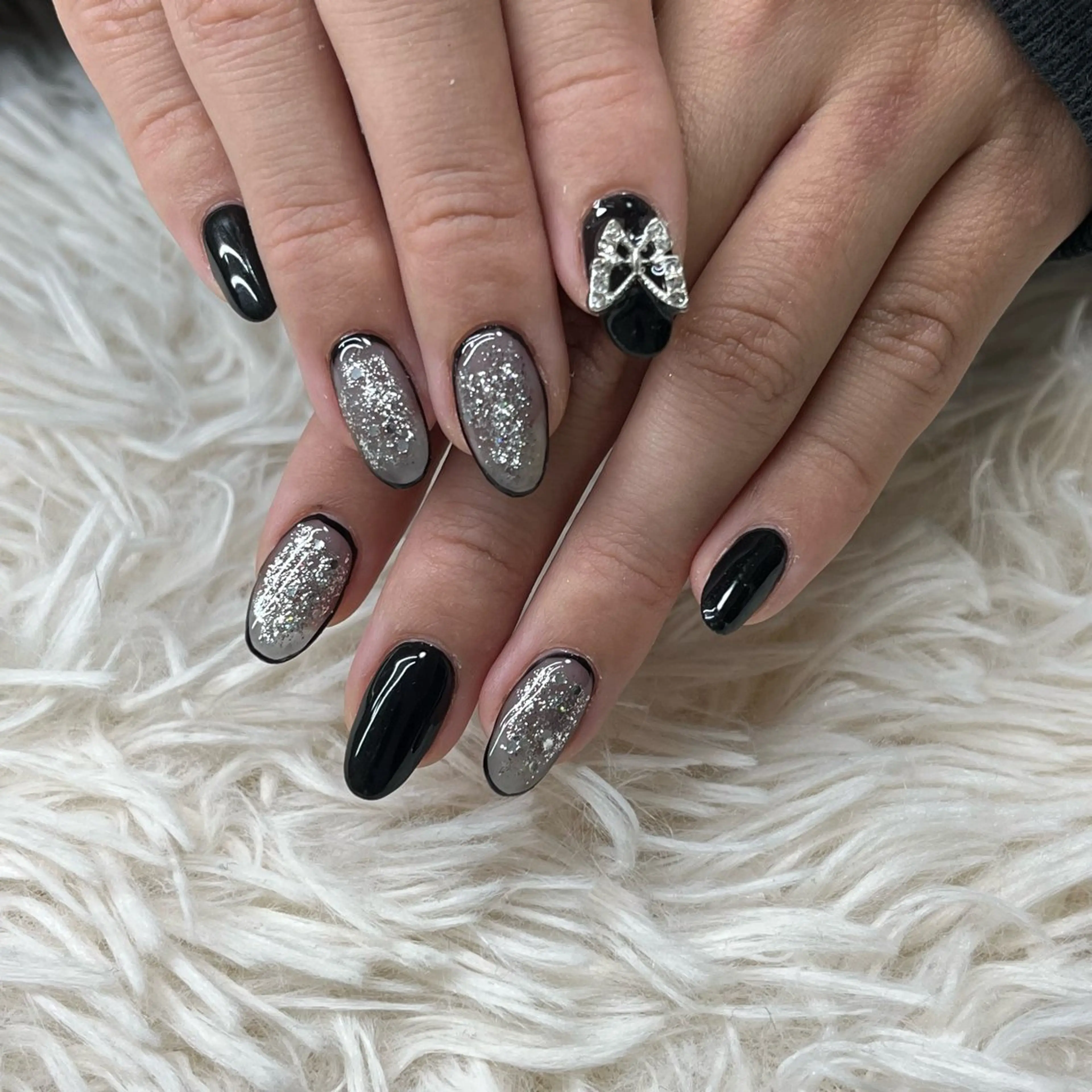 ネイル アートネイル キラキラネイル 韓国ネイル ラメ(グリッター) ロングネイル 🐕‍🦺Yappy 💗A-tanのネイルデザイン