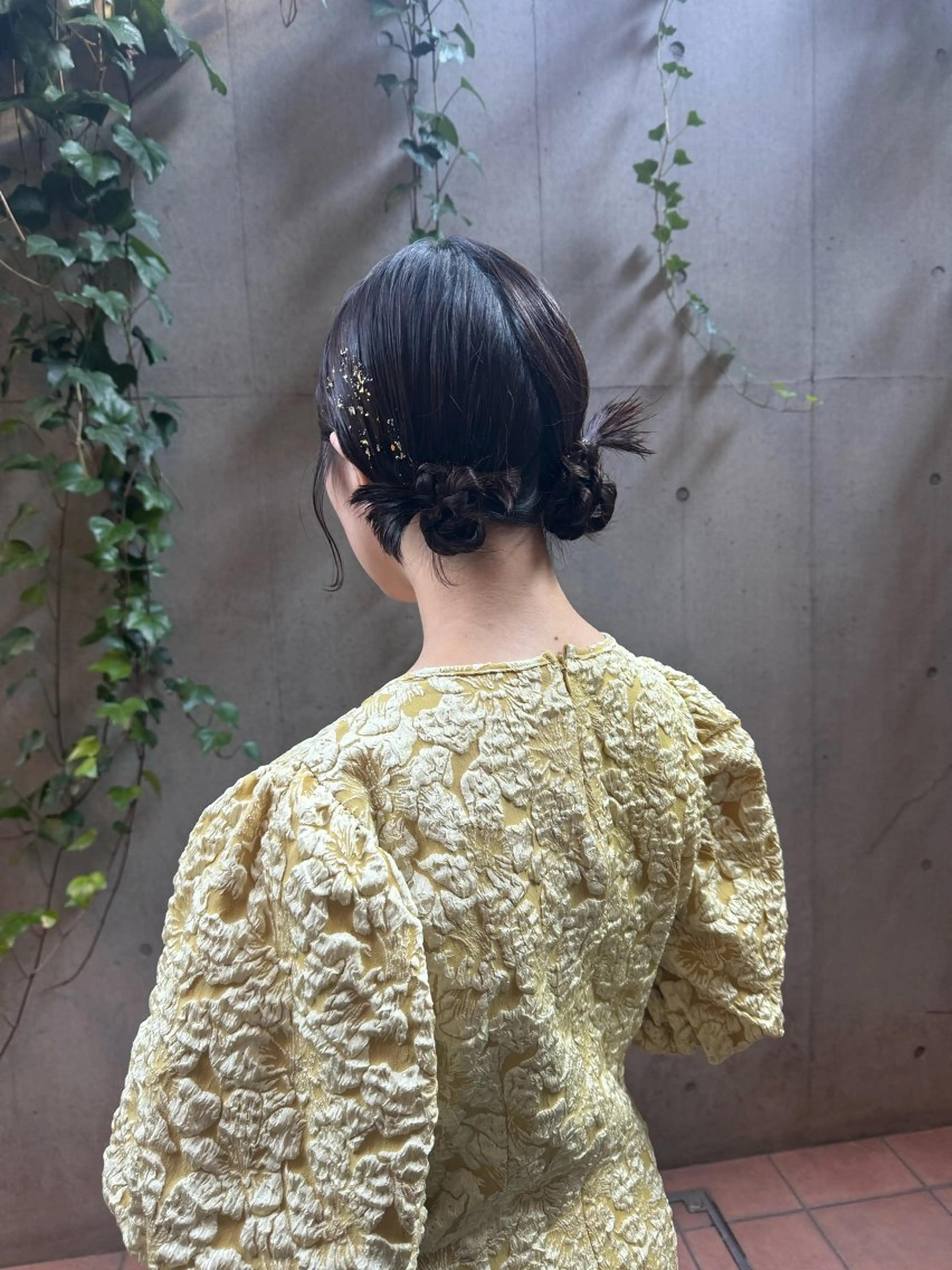 ミディアム ヘアアレンジ 【ヘアセット/美眉】 吉川玲のヘアスタイル