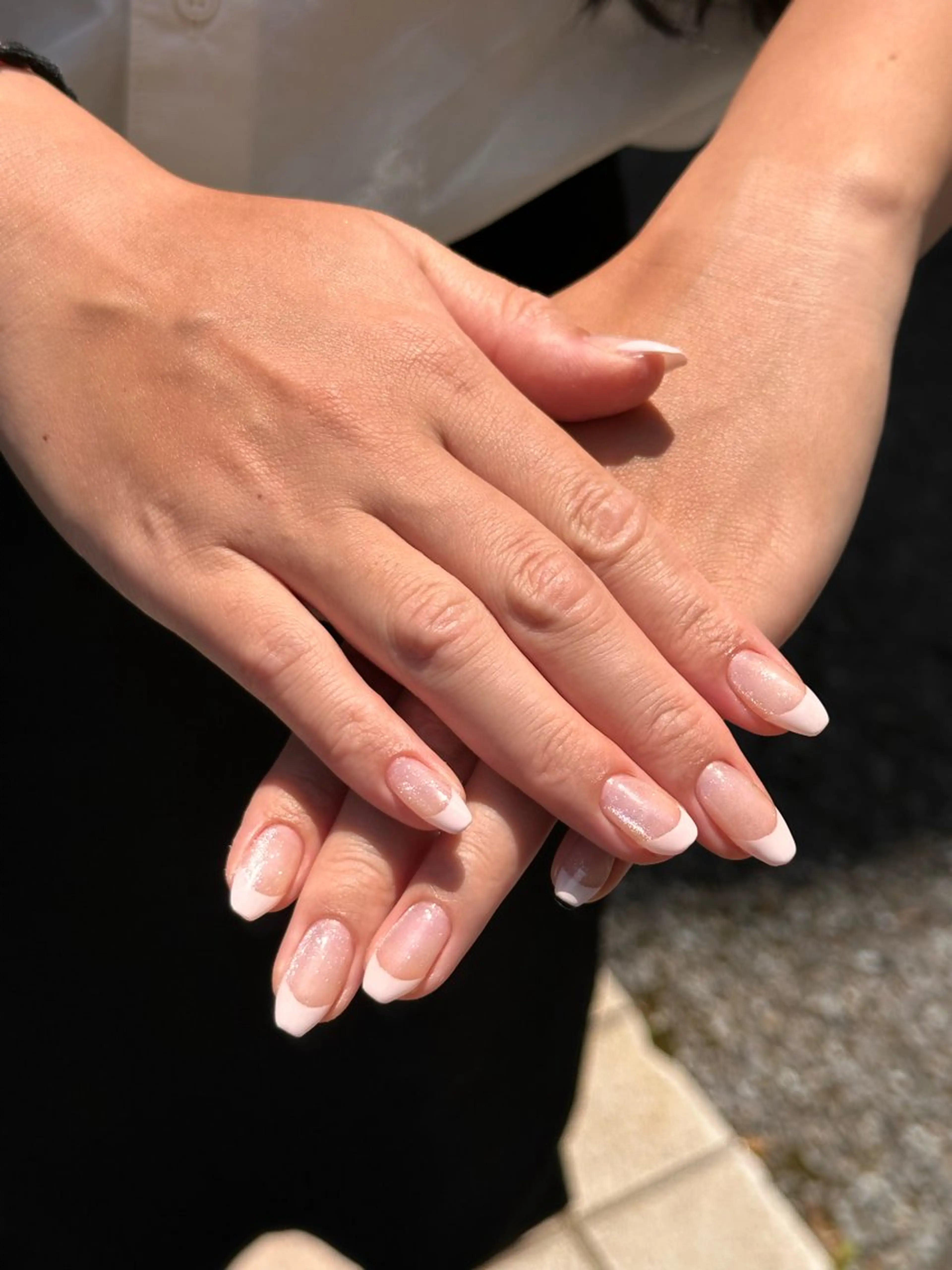 ネイル フレンチネイル キラキラネイル ハンドネイル つめピリカ所属・つめピリカ きさらのネイルデザイン