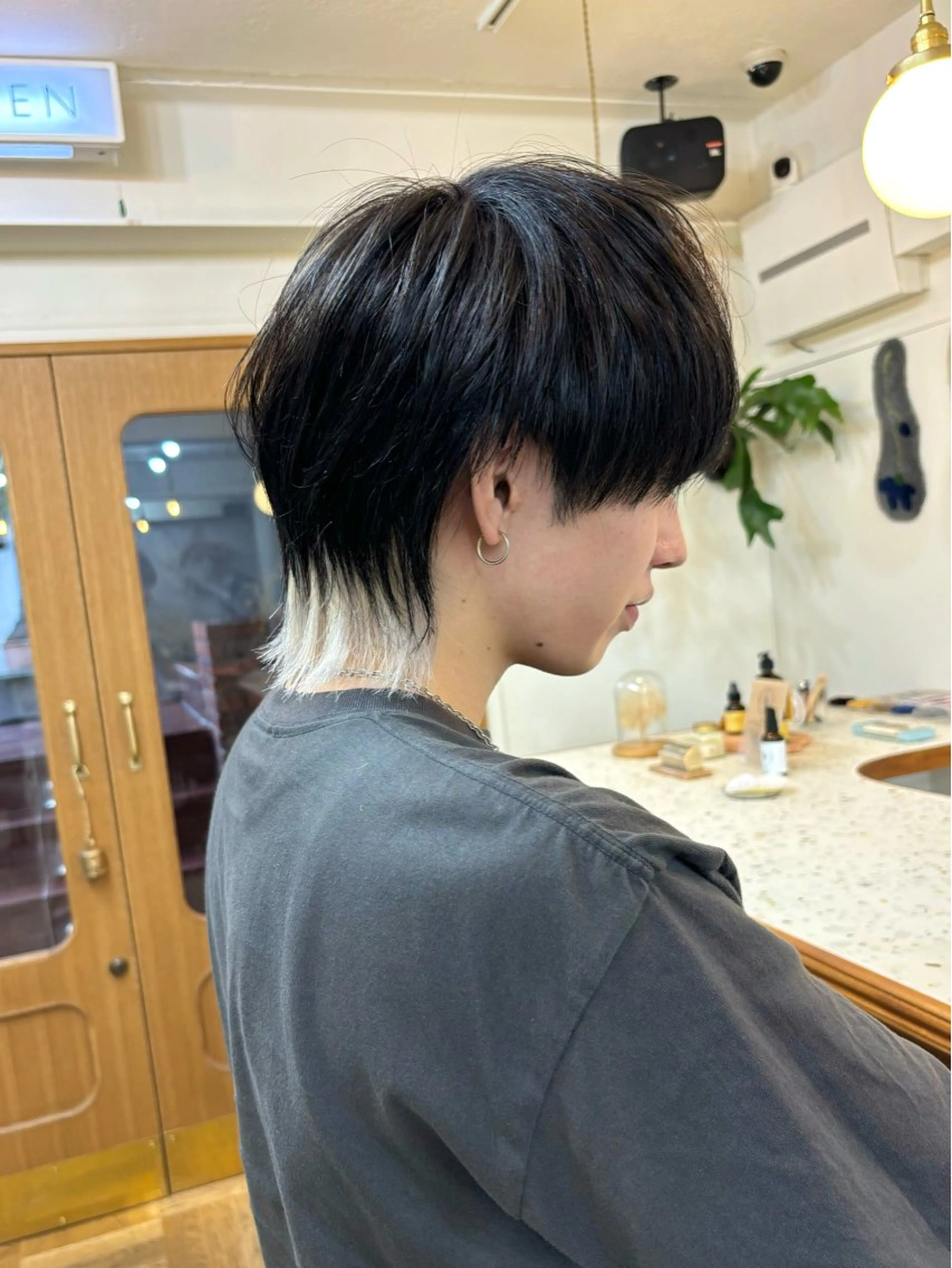 ミディアム カラー メンズ メンズブリーチ ブリーチ ヘアカラー CIEN所属・ayano🫧 《CIEN》のヘアスタイル