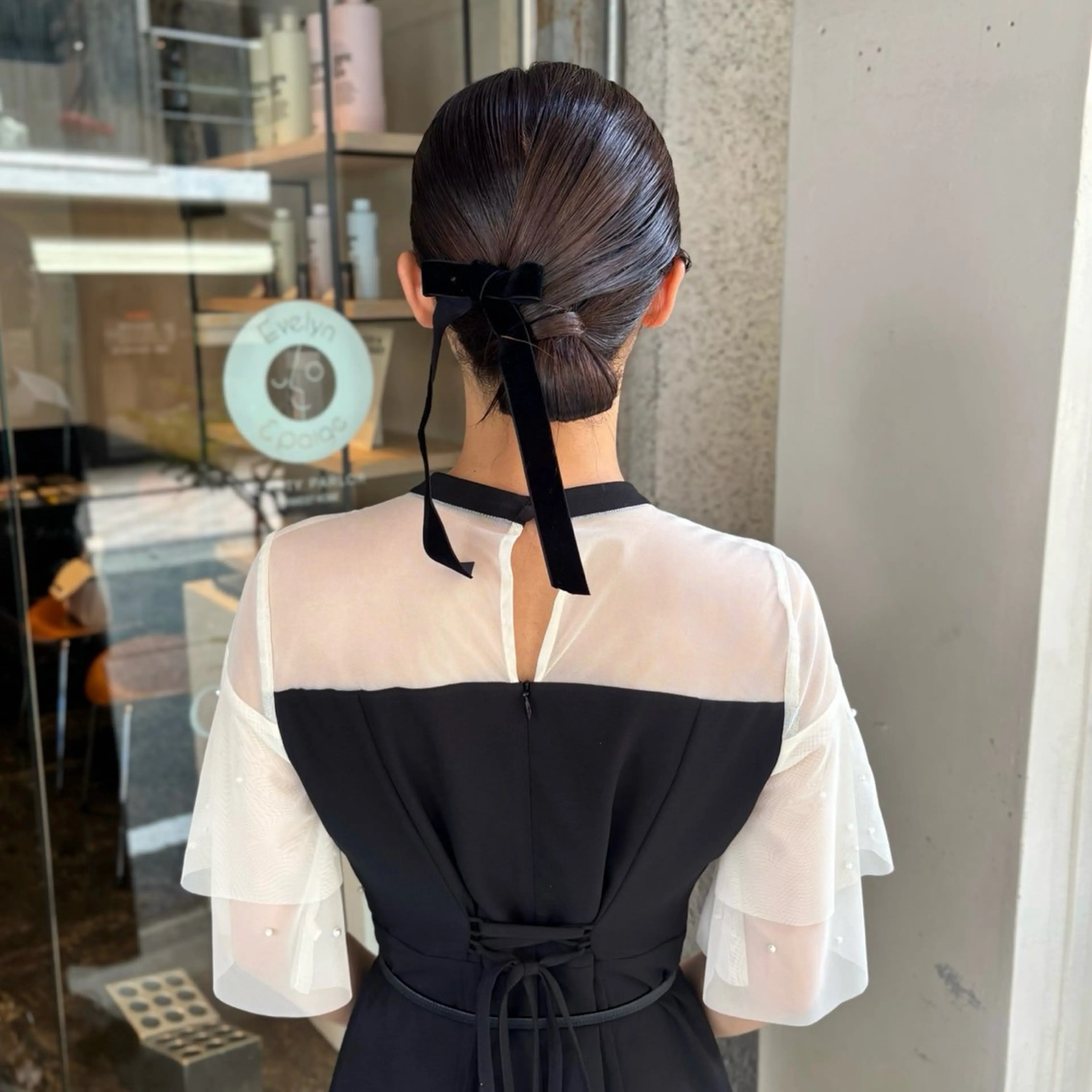 ヘアアレンジ 髪飾り ヘアセット 芦刈 咲来のヘアスタイル