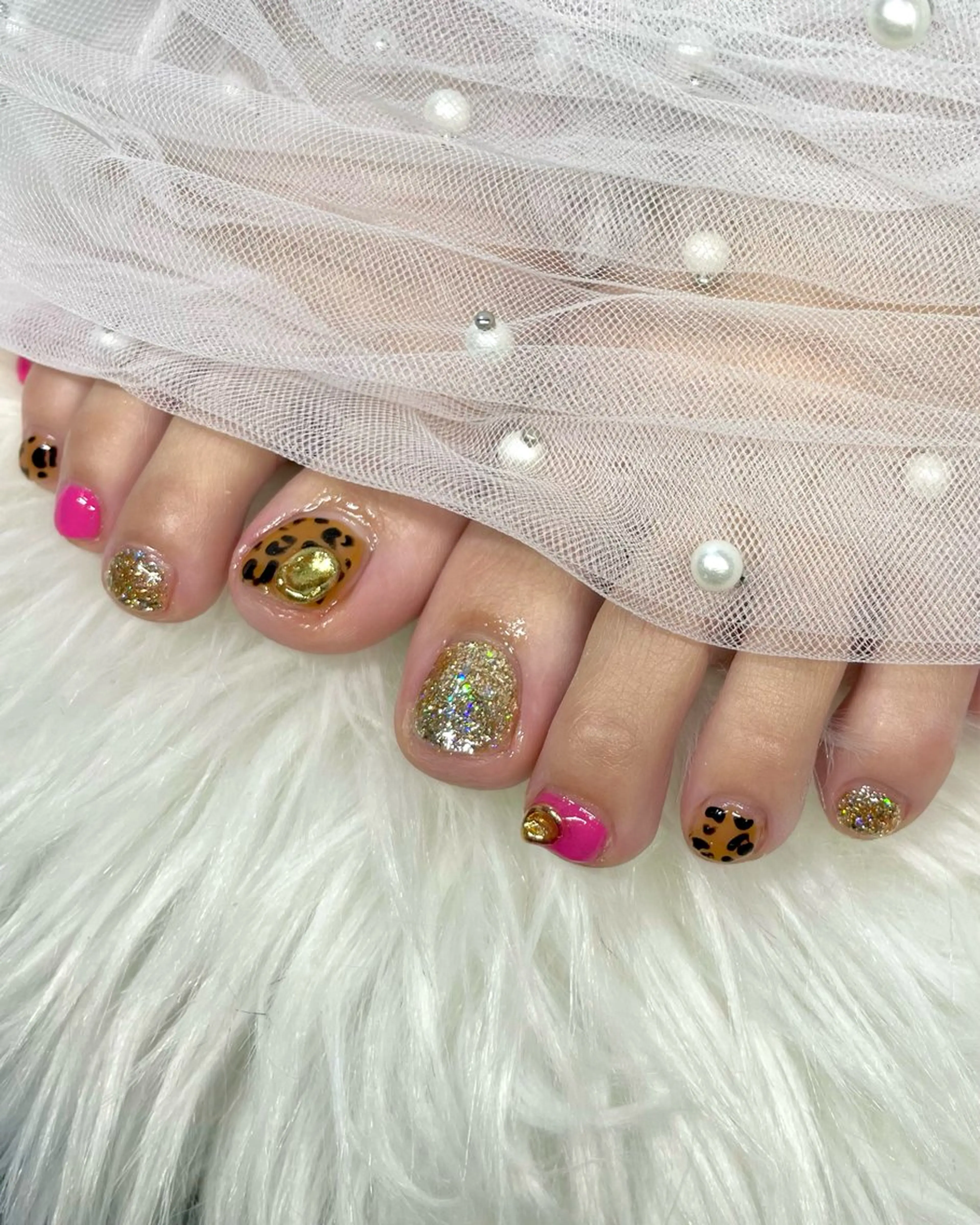 ネイル フットネイル フットネイル fox. nail__sakiのネイルデザイン