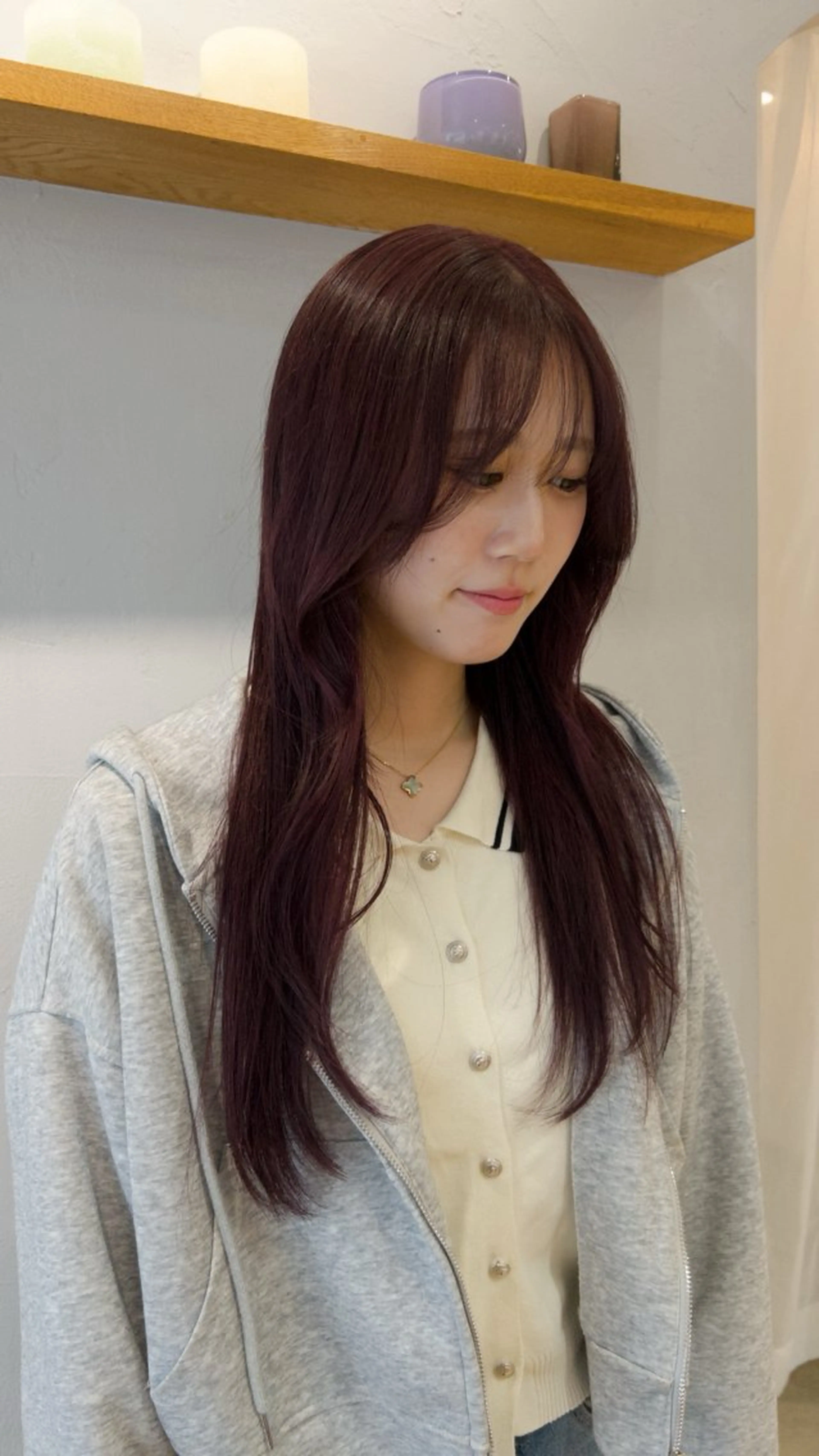 ロング カラー ヘアカラー トリートメント じゅわっと暖色カラー 🍊Moemiのヘアスタイル