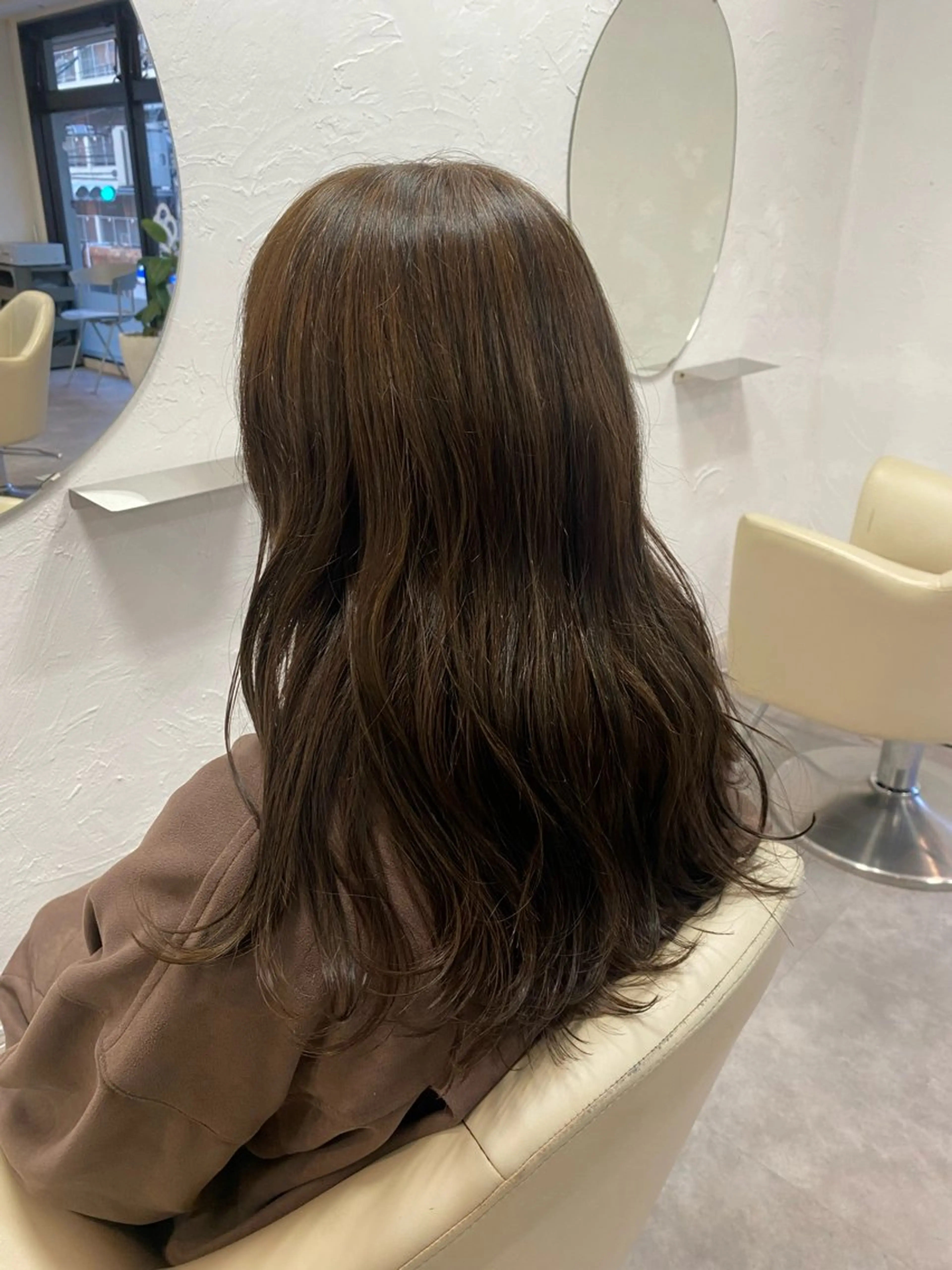 セミロング ヘアカラー トリートメント 【SiLO】 nanamiのヘアスタイル