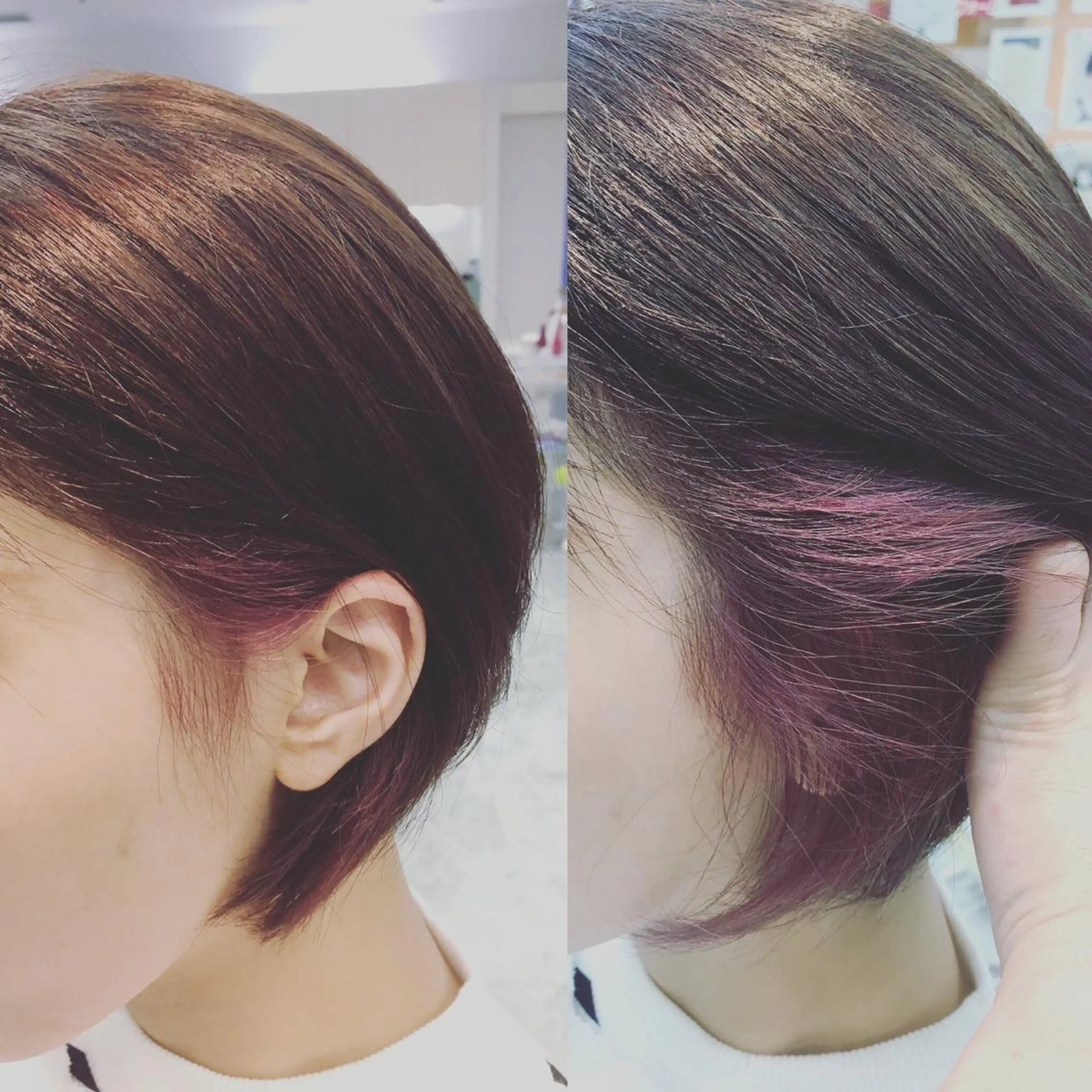 ミディアム カラー ブリーチ インナーカラー Hair salon Reve〜レーヴ〜所属・髪質改善・美髪矯正 特化型美容師・北野のヘアスタイル