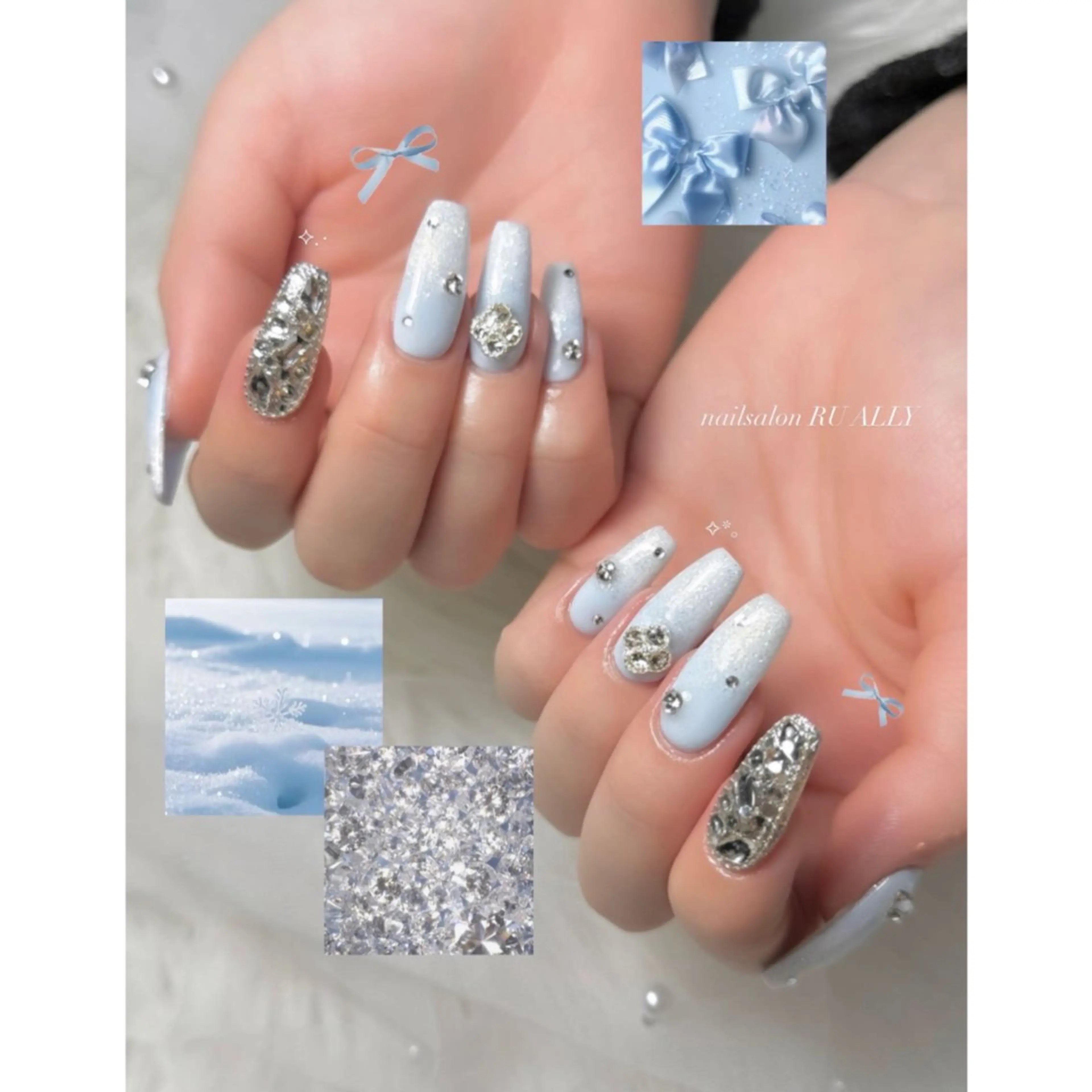 ロング ハンドネイル nailsalon RU ALLY所属・nailsalon RUALLY レイのネイルデザイン