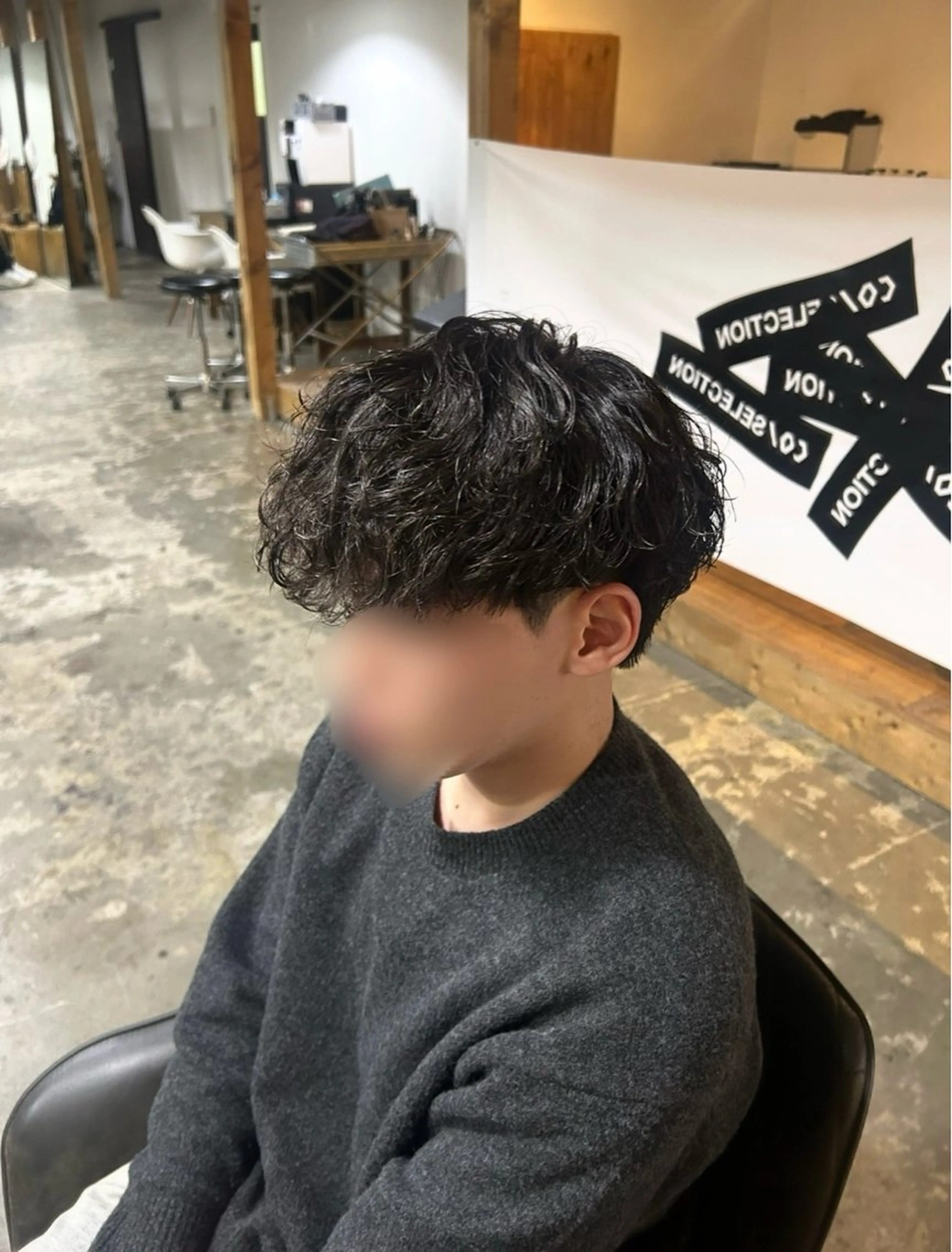 パーマ メンズ メンズパーマ 今野 梨々花のヘアスタイル