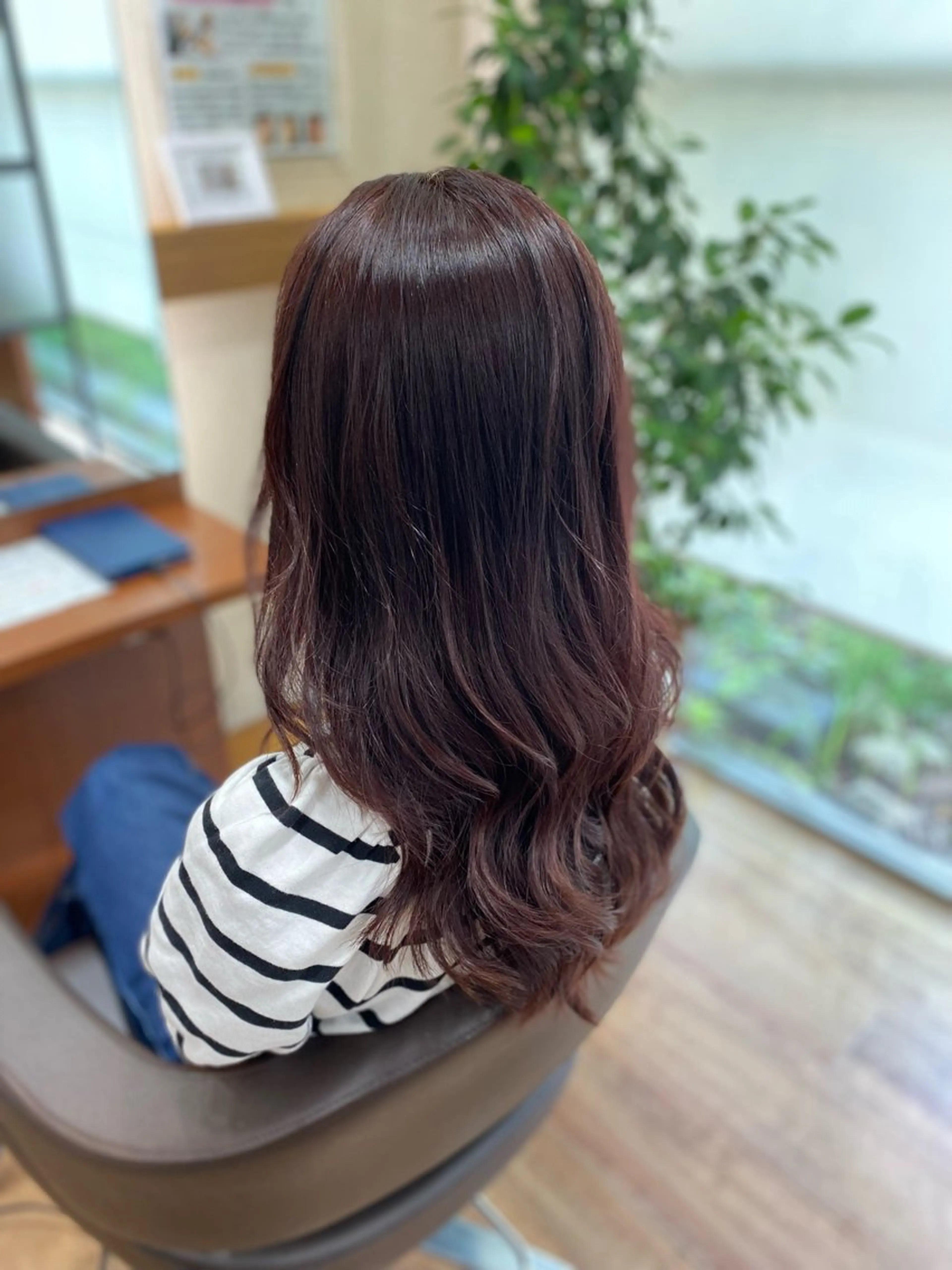 cut + one color 🥣💇🏼‍♀️の写真