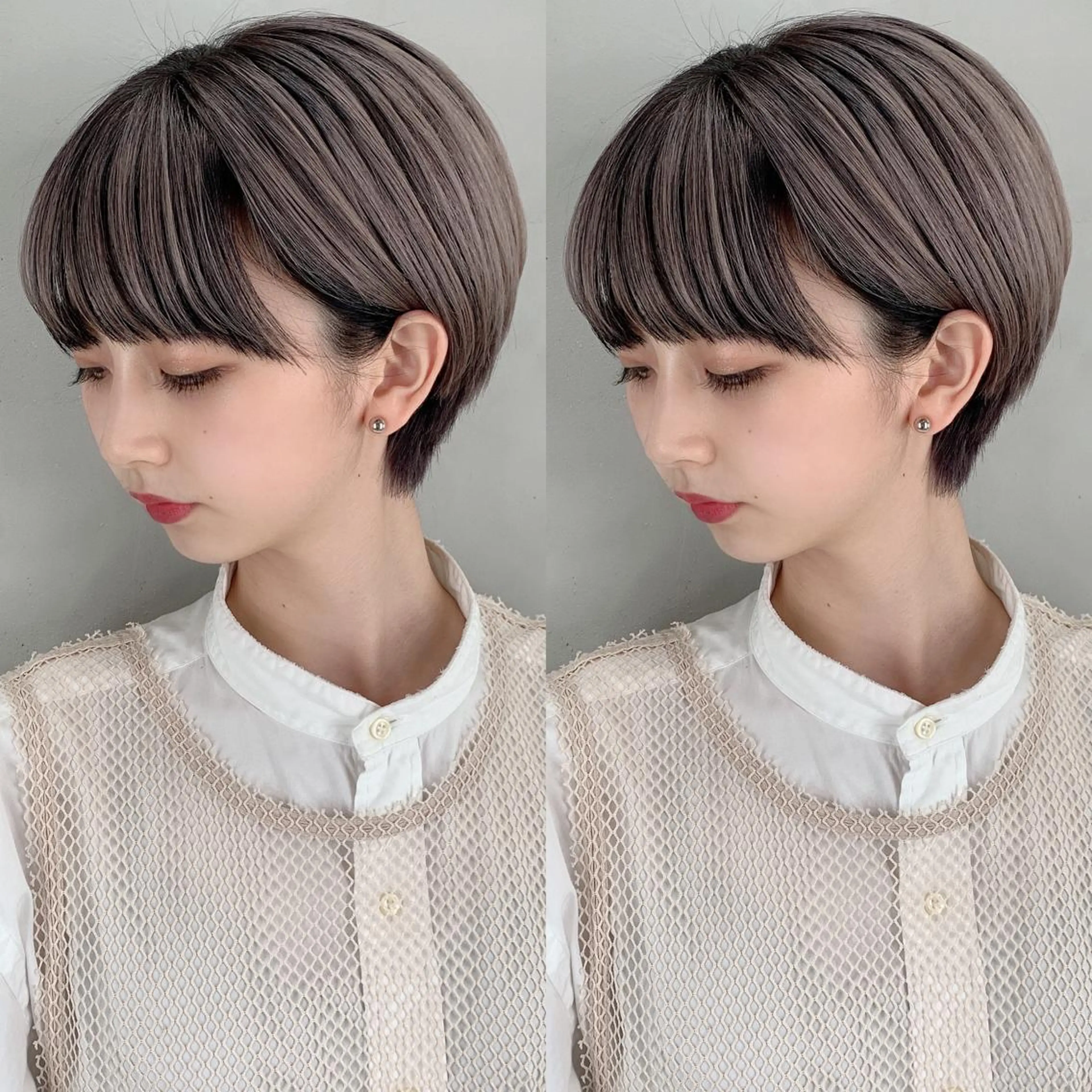 ショート カラー カット ヘアカラー トリートメント ヘアセット 💜ハイトーン💛 マジカルかいちゃんのヘアスタイル