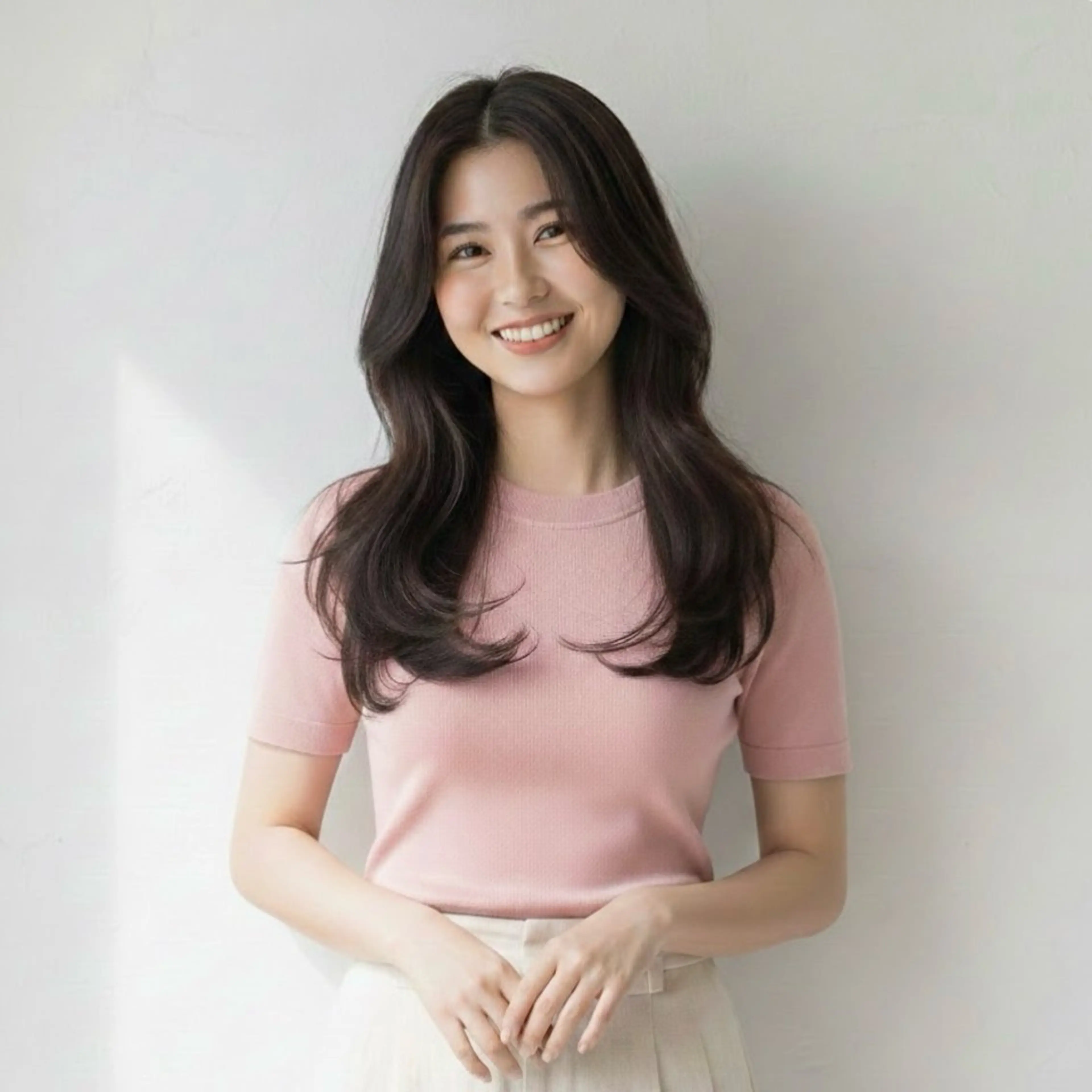 セミロング カラー ブラウンカラー ナチュラルブラウン 髪質改善 韓国風ヘア レイヤーカット カット ヘアカラー トリートメント KIZU 髪質改善 オカルト怪談のヘアスタイル