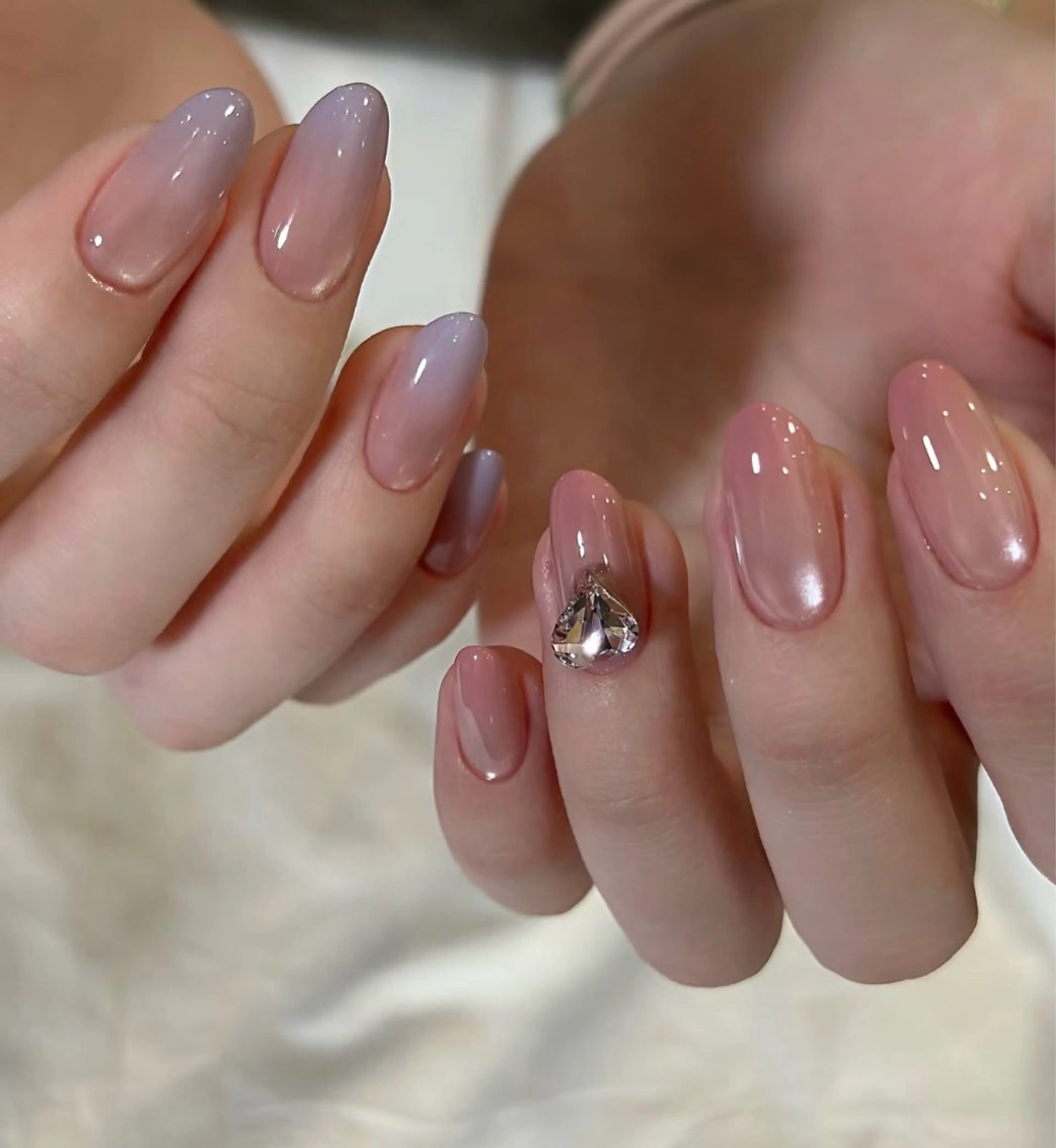 ネイル オーロラネイル べっ甲ネイル ブルー チークネイル フットネイル ハンドネイル ハンドケア For you. Nail Salonのネイルデザイン