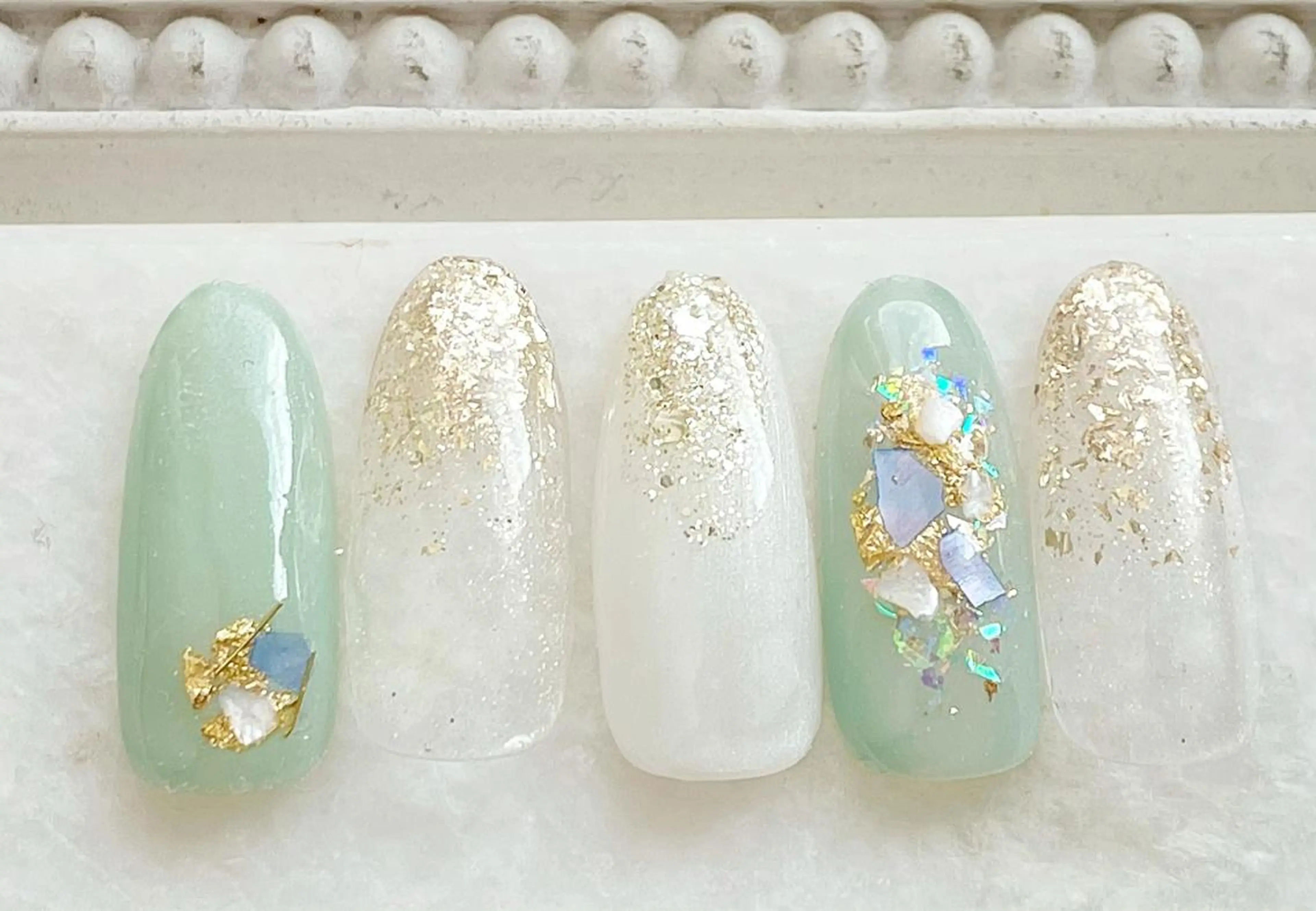 ネイル ジェルネイル パラジェル ハンドネイル Satomi  のネイルデザイン