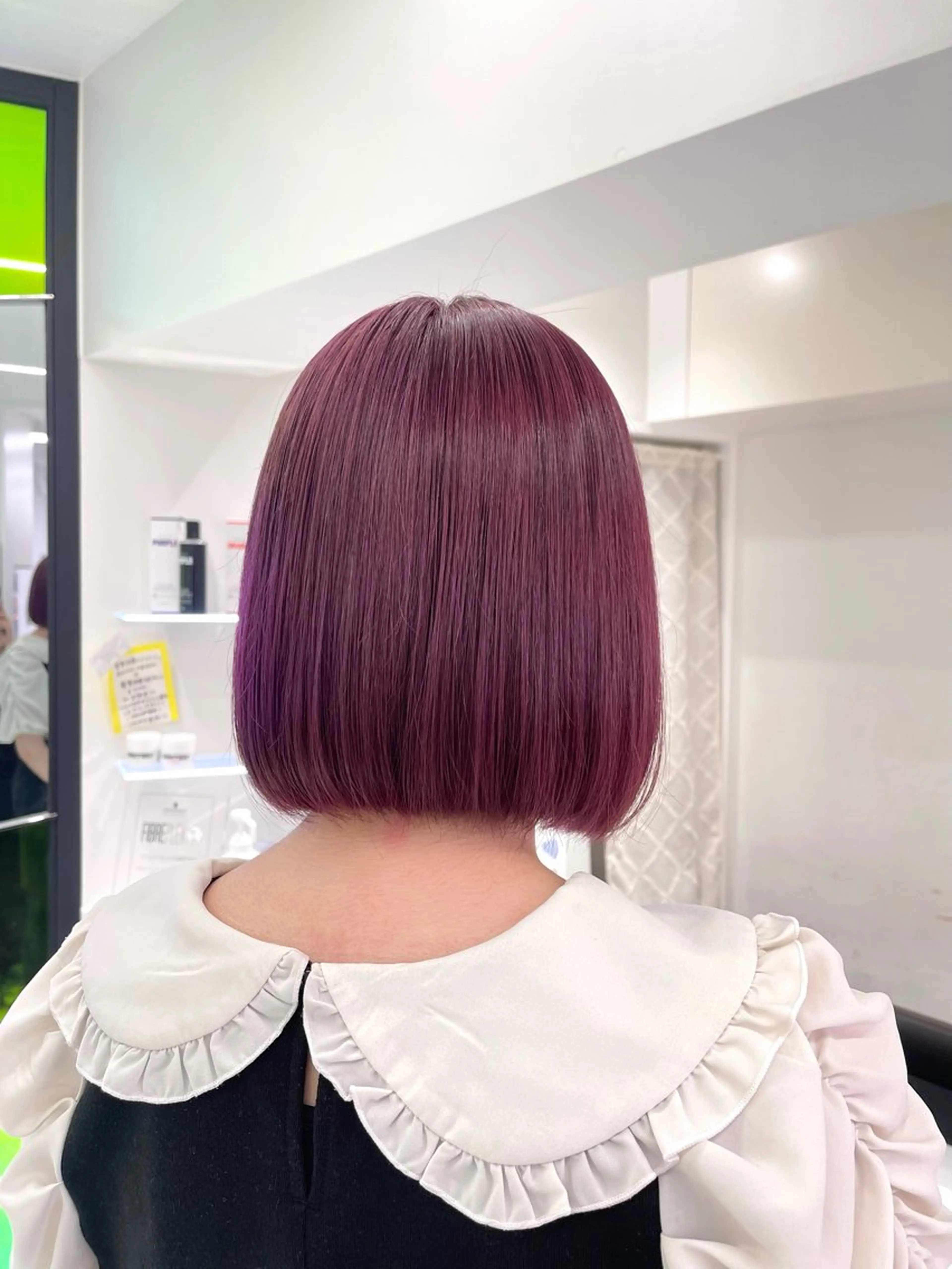 ショート カラー ヘアカラー 🤍💕ブリーチカラ ーAyaka💕🤍のヘアスタイル