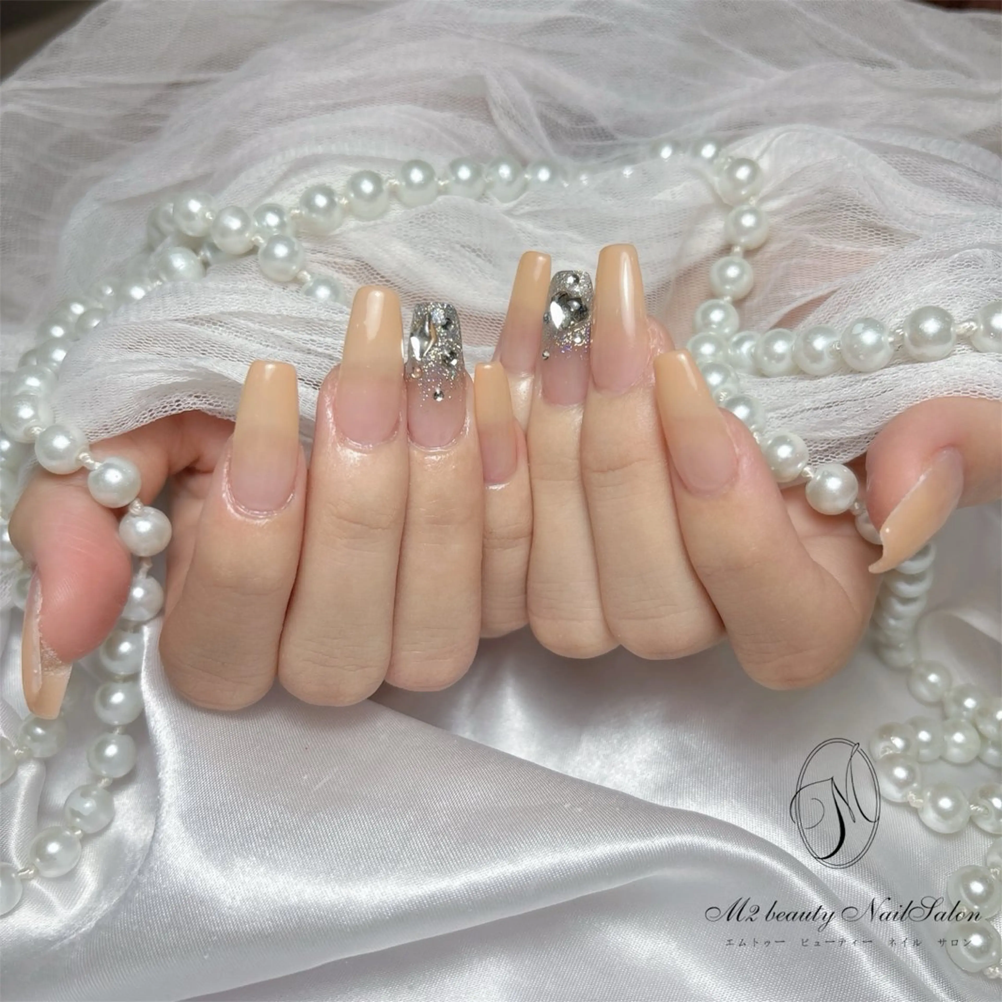 ネイル ネイルチップ ハンドネイル M2 BEAUTY Rionのネイルデザイン
