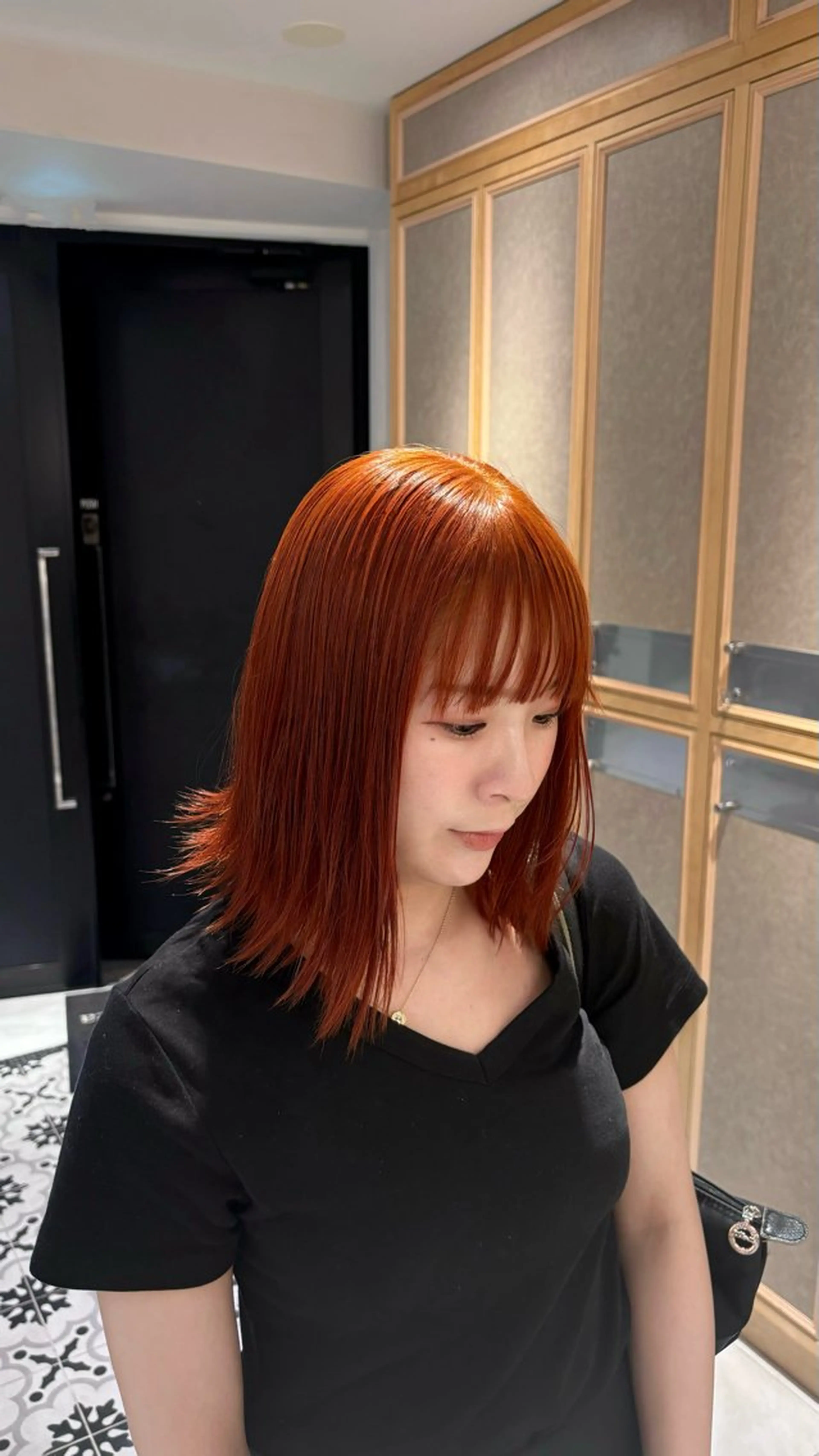 暖色系🪸ブリーチなしダブルカラー＋Gallicaトリートメントの写真